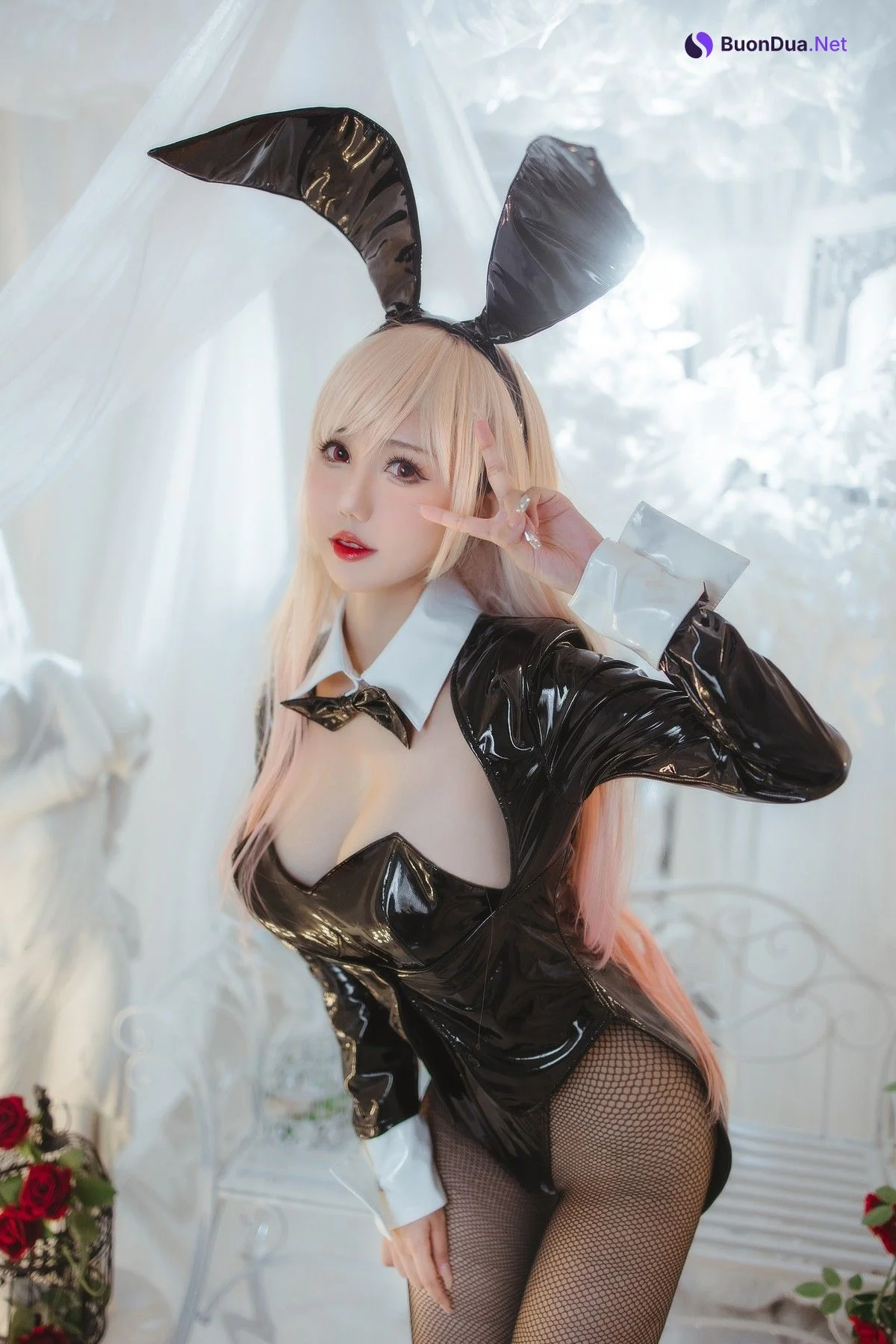 仙女月 Cosplay 喜多川海夢兔女郎 - Photo 8