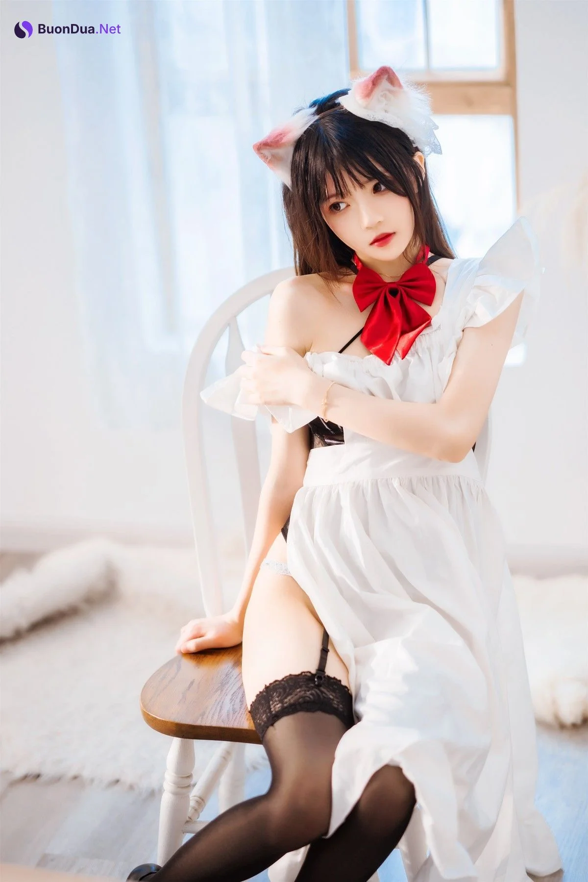 桜桃喵 Cosplay 长裙妹抖 - Photo 10