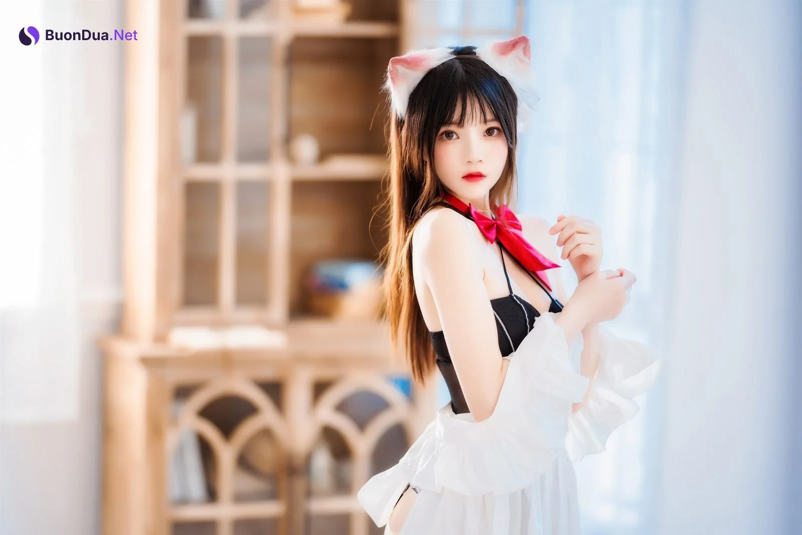 桜桃喵 Cosplay 长裙妹抖 - Photo 15