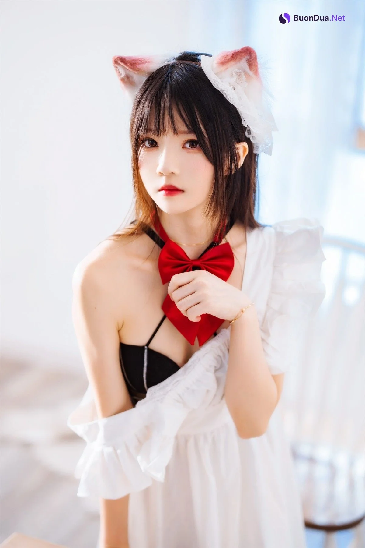 桜桃喵 Cosplay 长裙妹抖 - Photo 9
