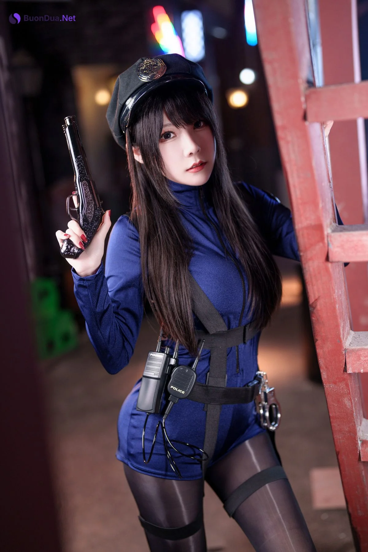 Cosplay 香草喵露露 女警 - Photo 3