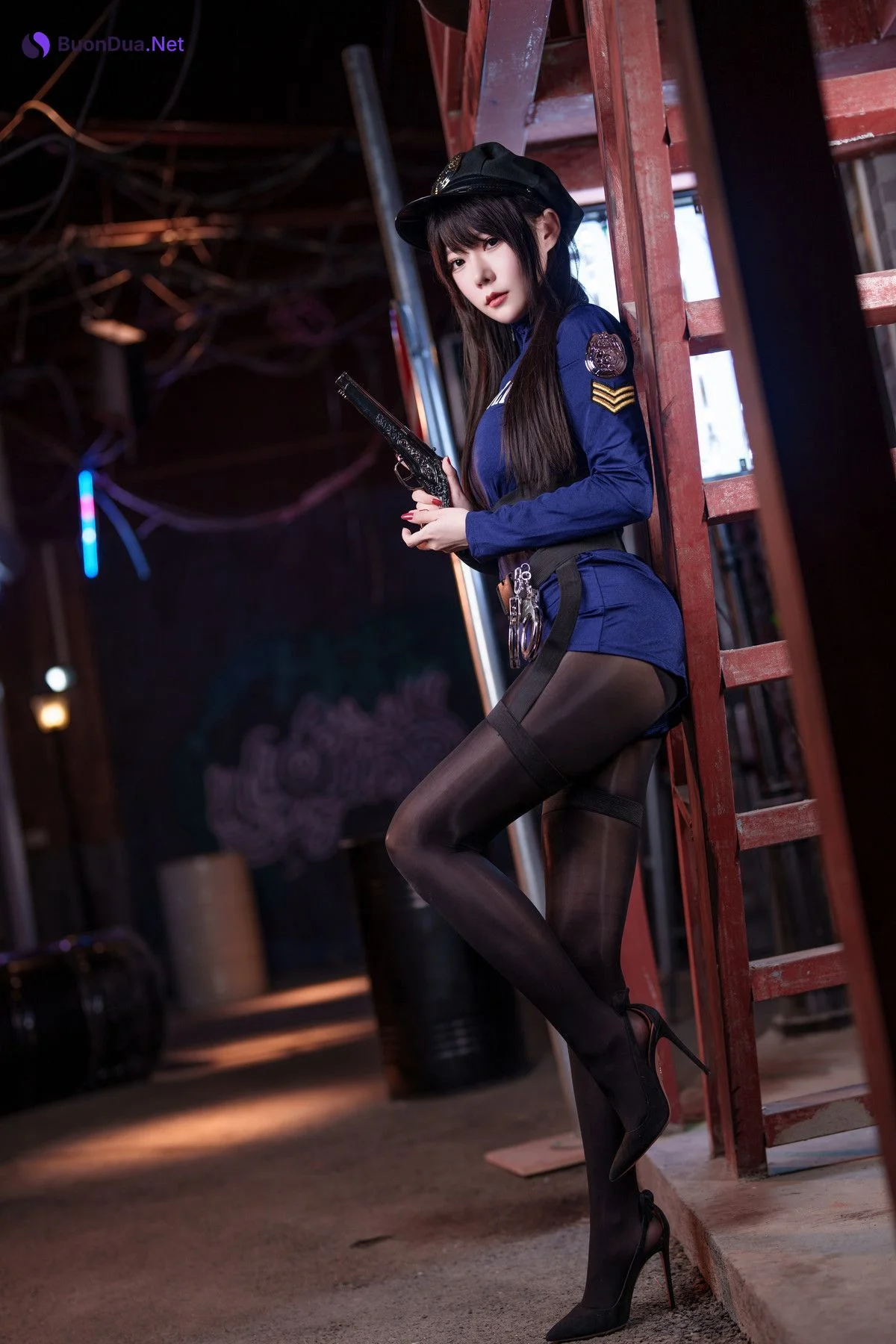 Cosplay 香草喵露露 女警 - Photo 4