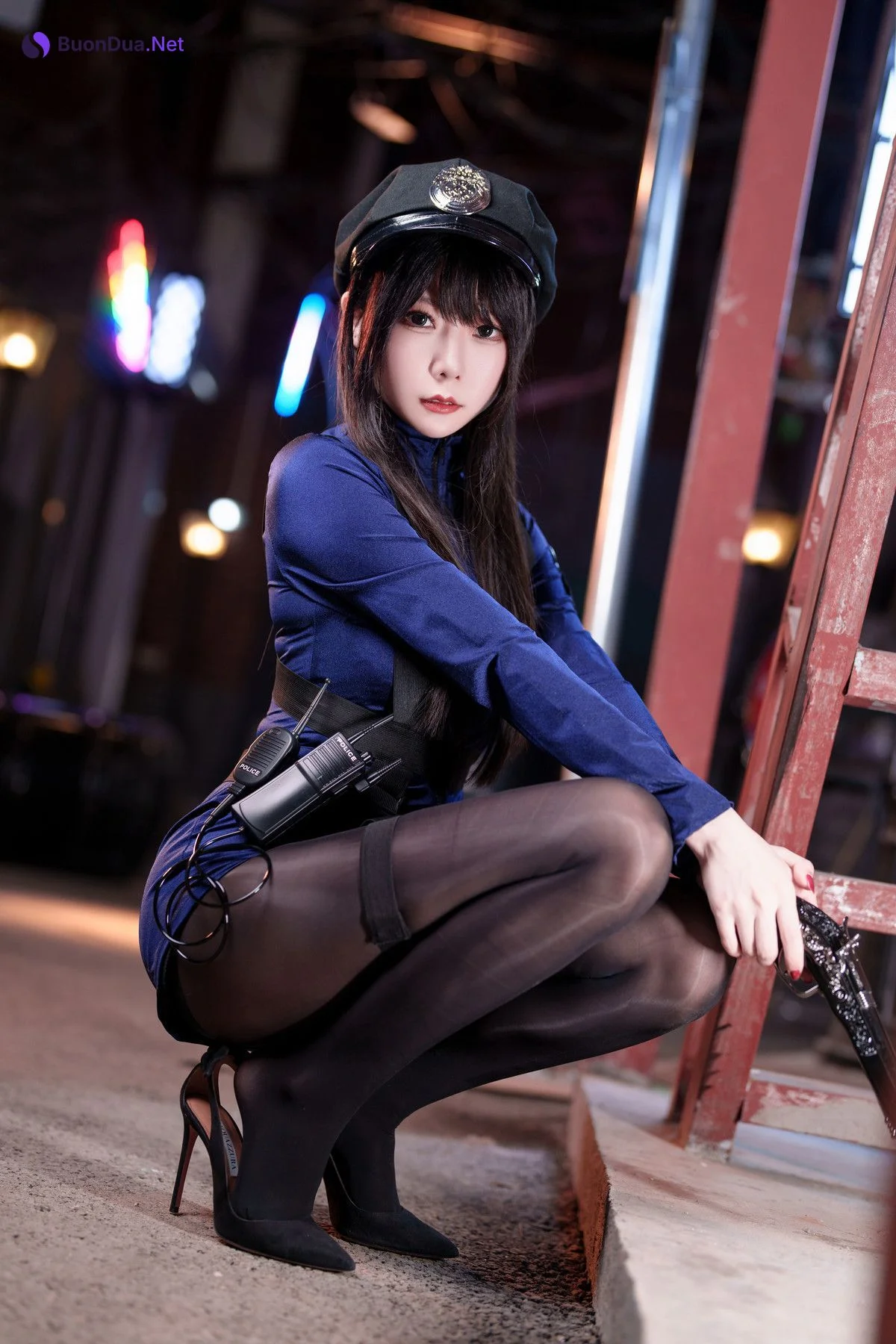 Cosplay 香草喵露露 女警 - Photo 6