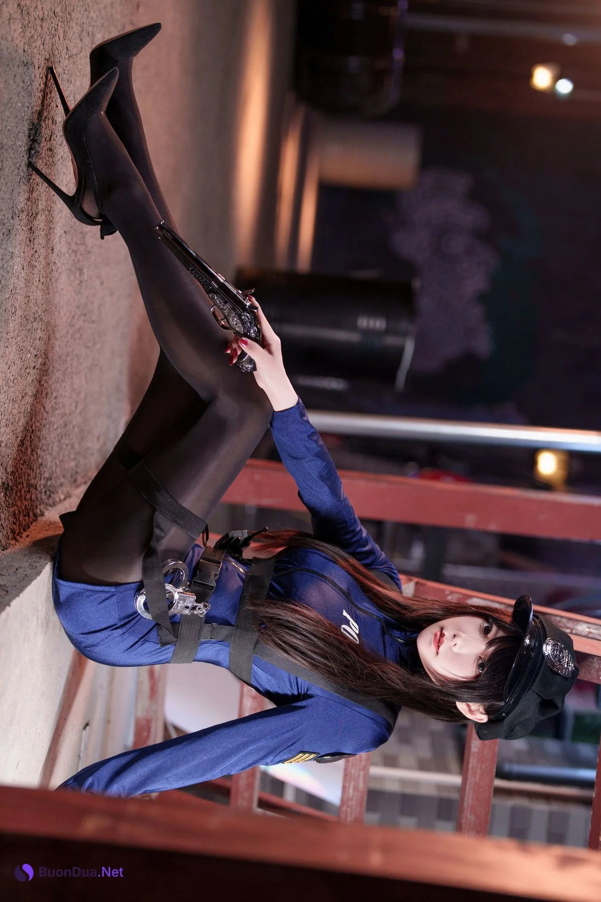 Cosplay 香草喵露露 女警 - Photo 7