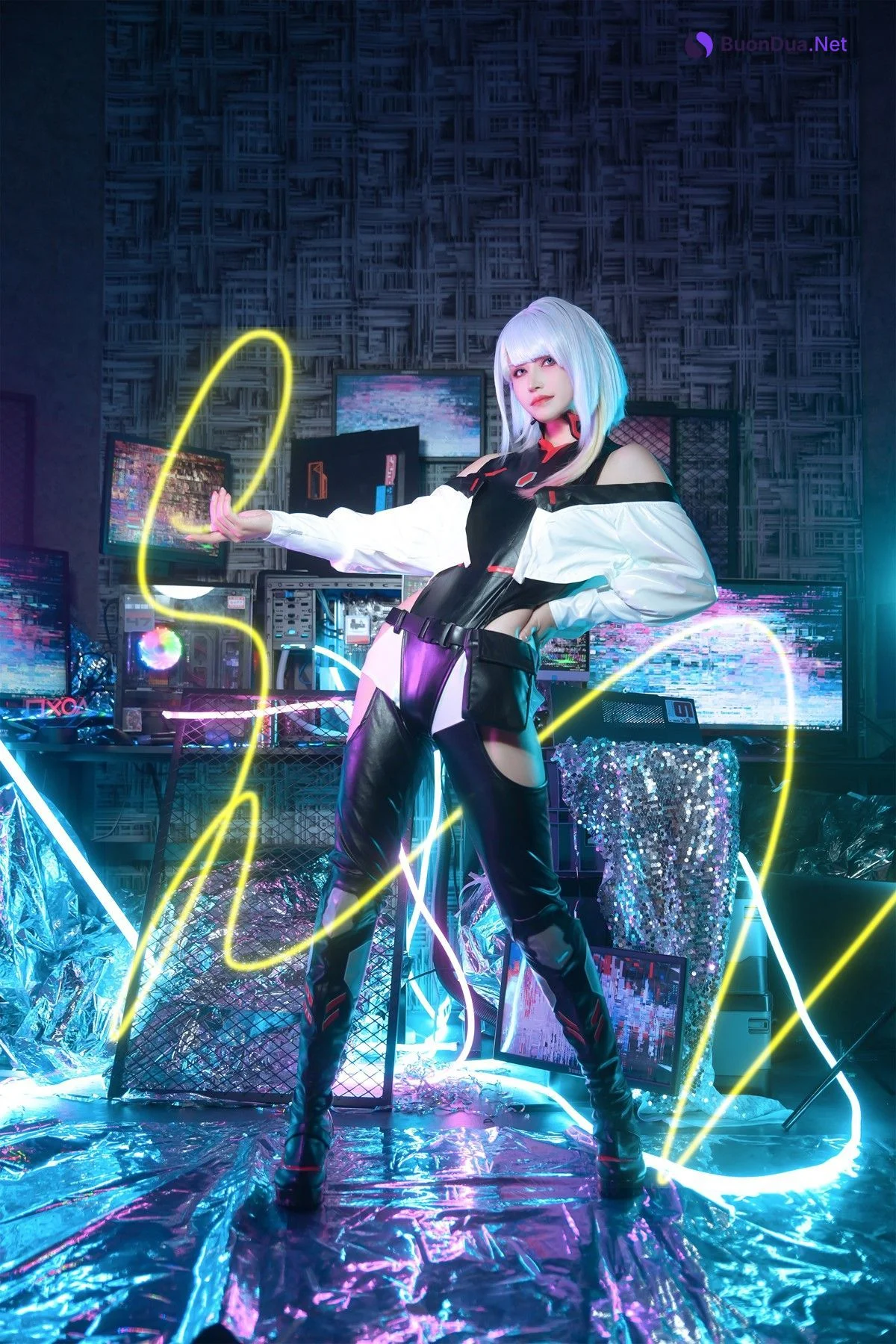 Cosplay 鹿八岁 赛博朋克：边缘行者 露西 - Photo 10