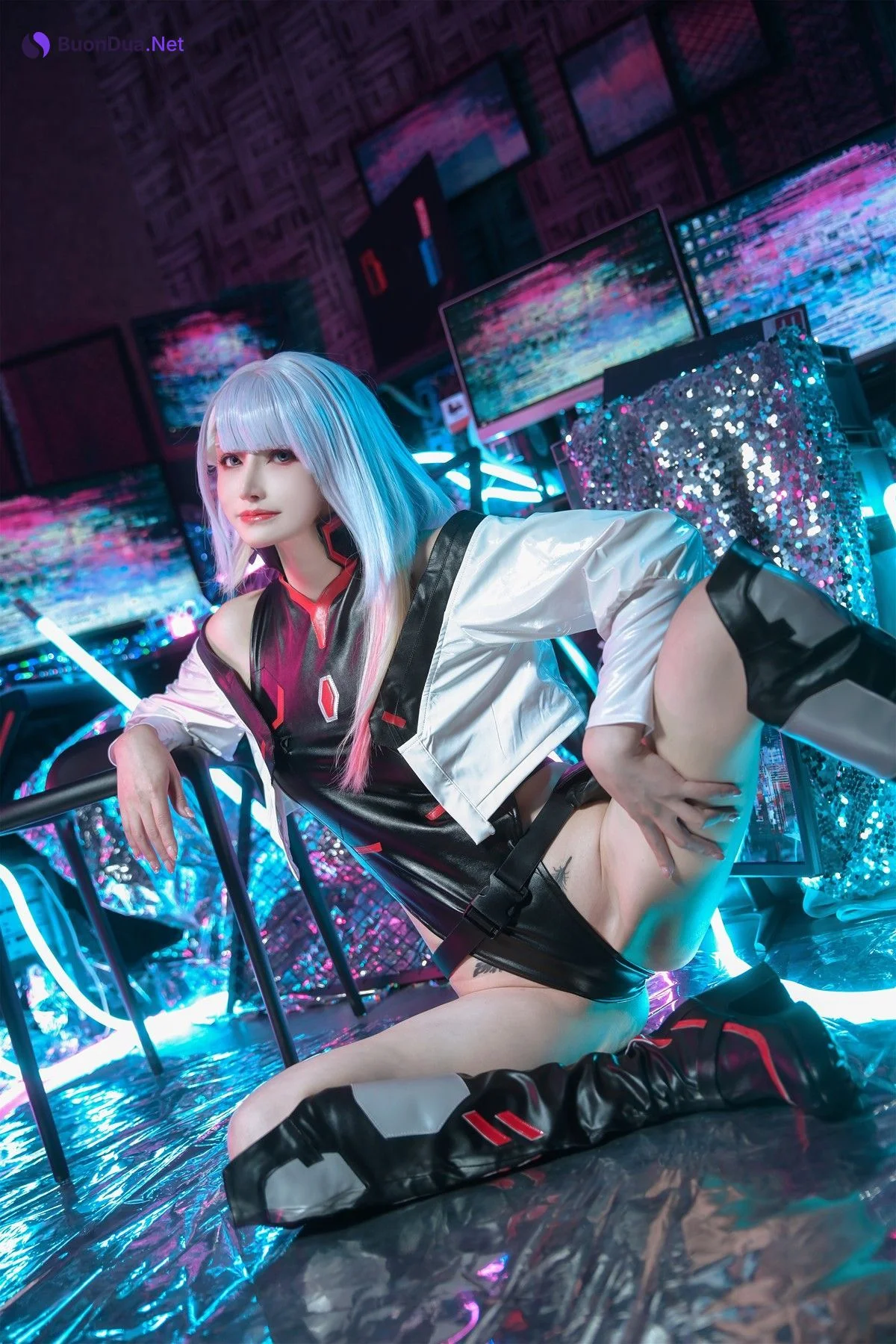 Cosplay 鹿八岁 赛博朋克：边缘行者 露西 - Photo 15