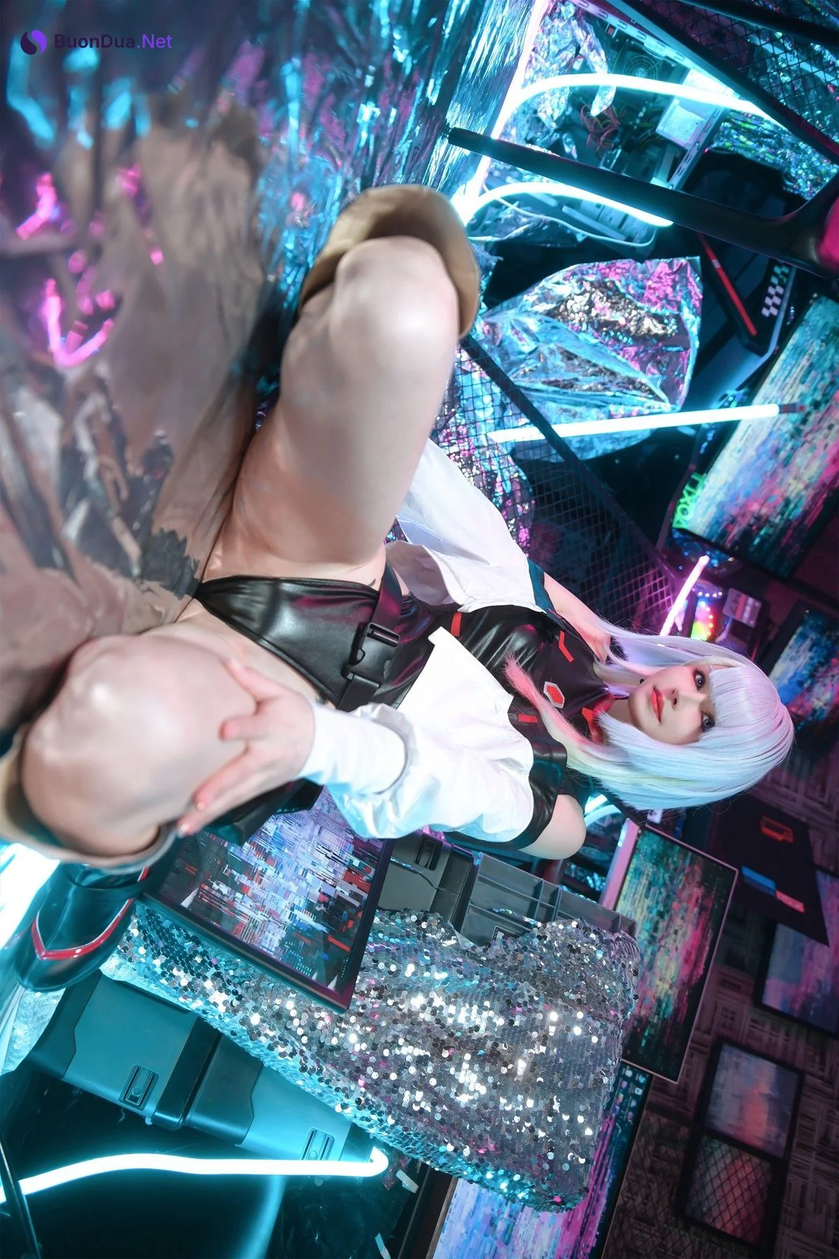 Cosplay 鹿八岁 赛博朋克：边缘行者 露西 - Photo 18