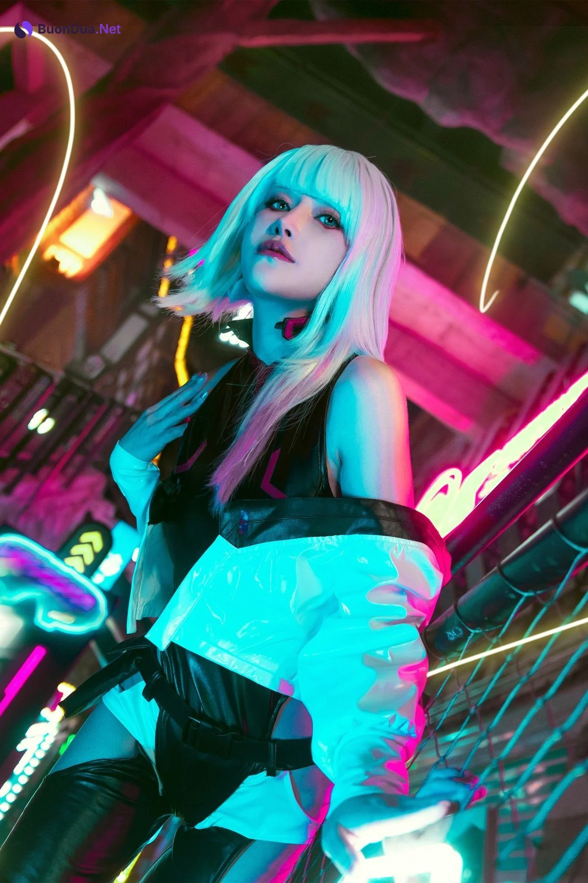 Cosplay 鹿八岁 赛博朋克：边缘行者 露西 - Photo 2