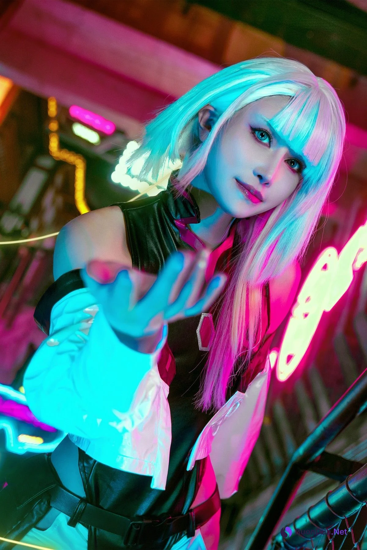 Cosplay 鹿八岁 赛博朋克：边缘行者 露西 - Photo 3