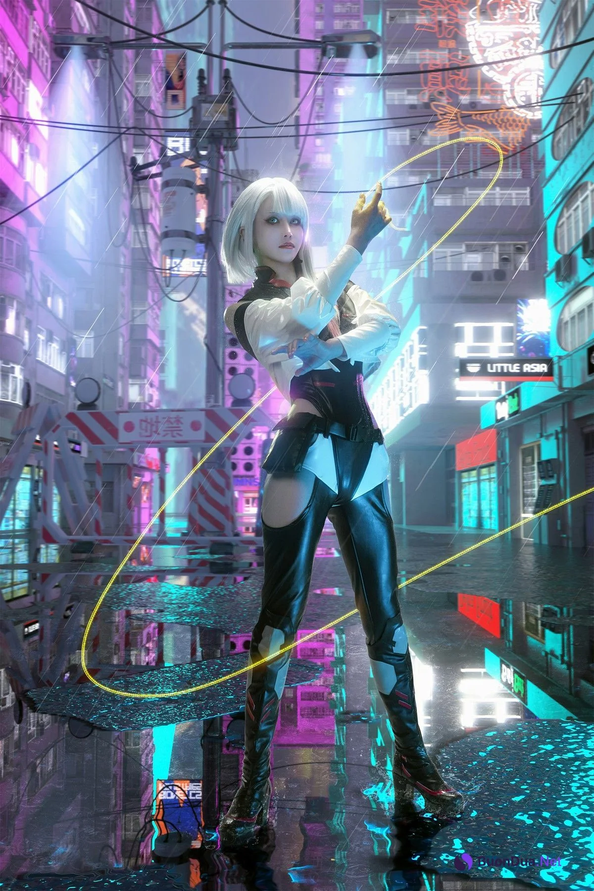 Cosplay 鹿八岁 赛博朋克：边缘行者 露西 - Photo 6