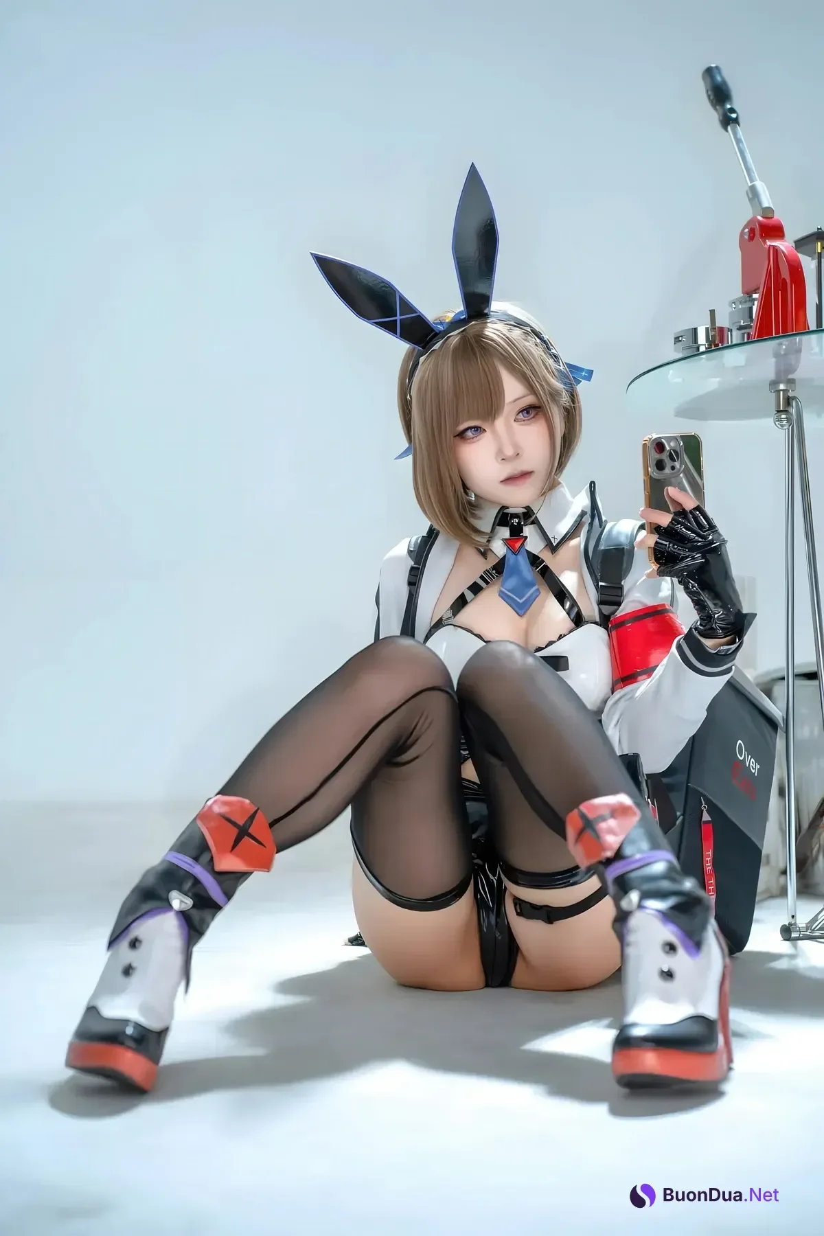 Cosplay 矢量鱼 – 外卖兔女郎 小葵 - Photo 16