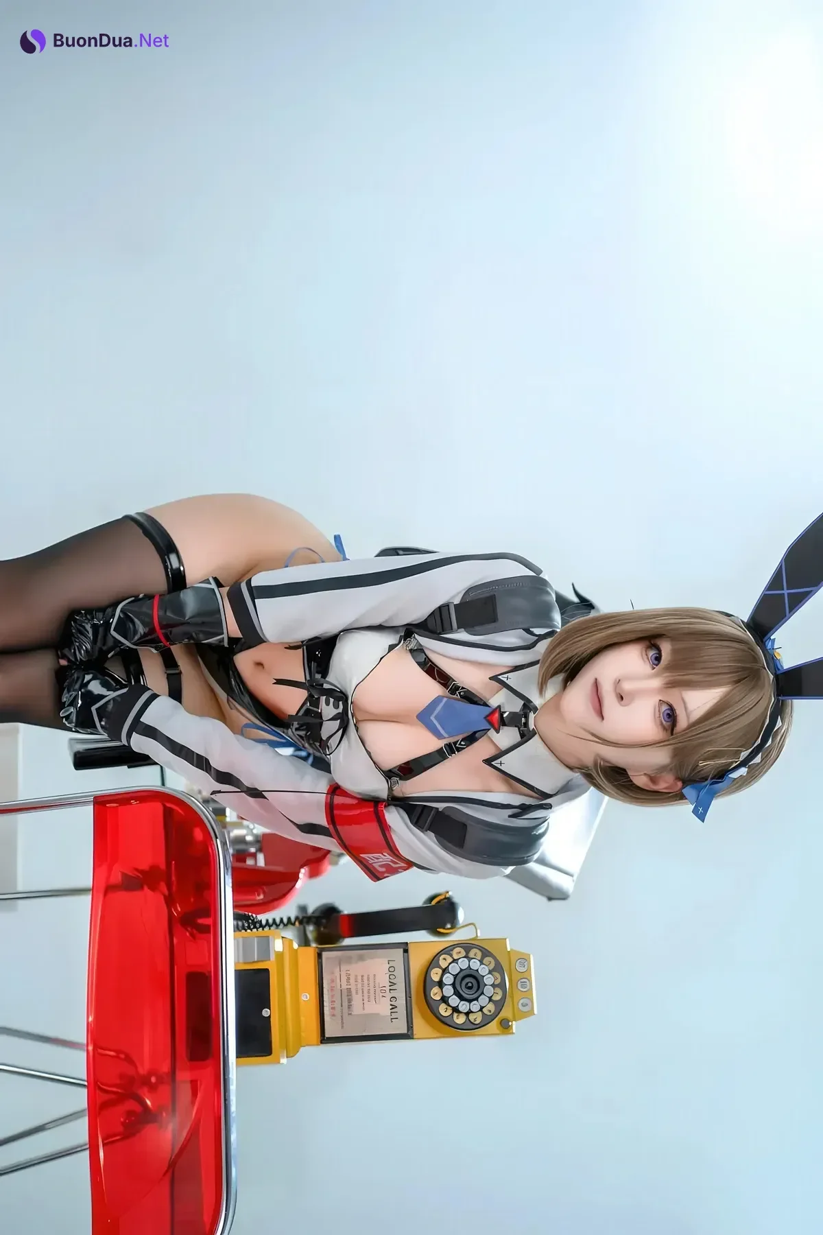 Cosplay 矢量鱼 – 外卖兔女郎 小葵 - Photo 6