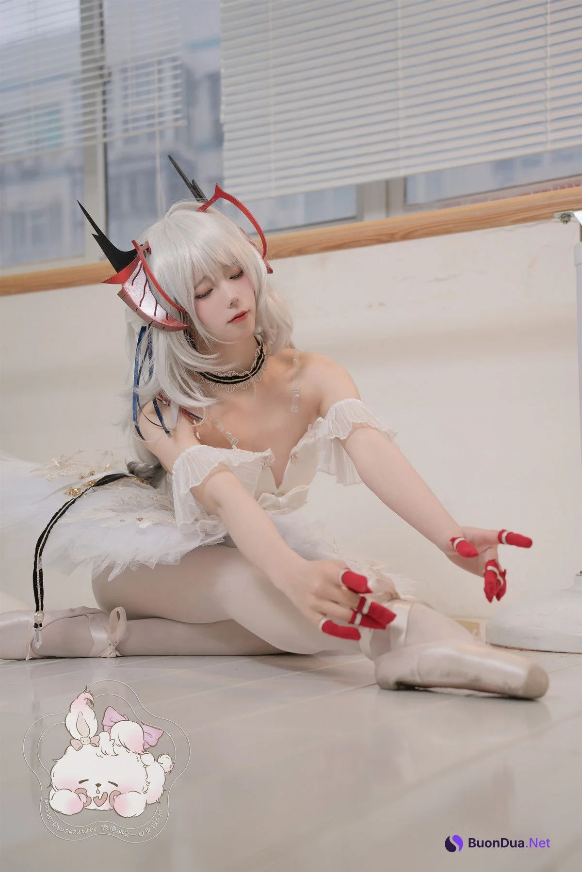 Cosplay 咬一口兔娘 天鹅之舞 - Photo 12