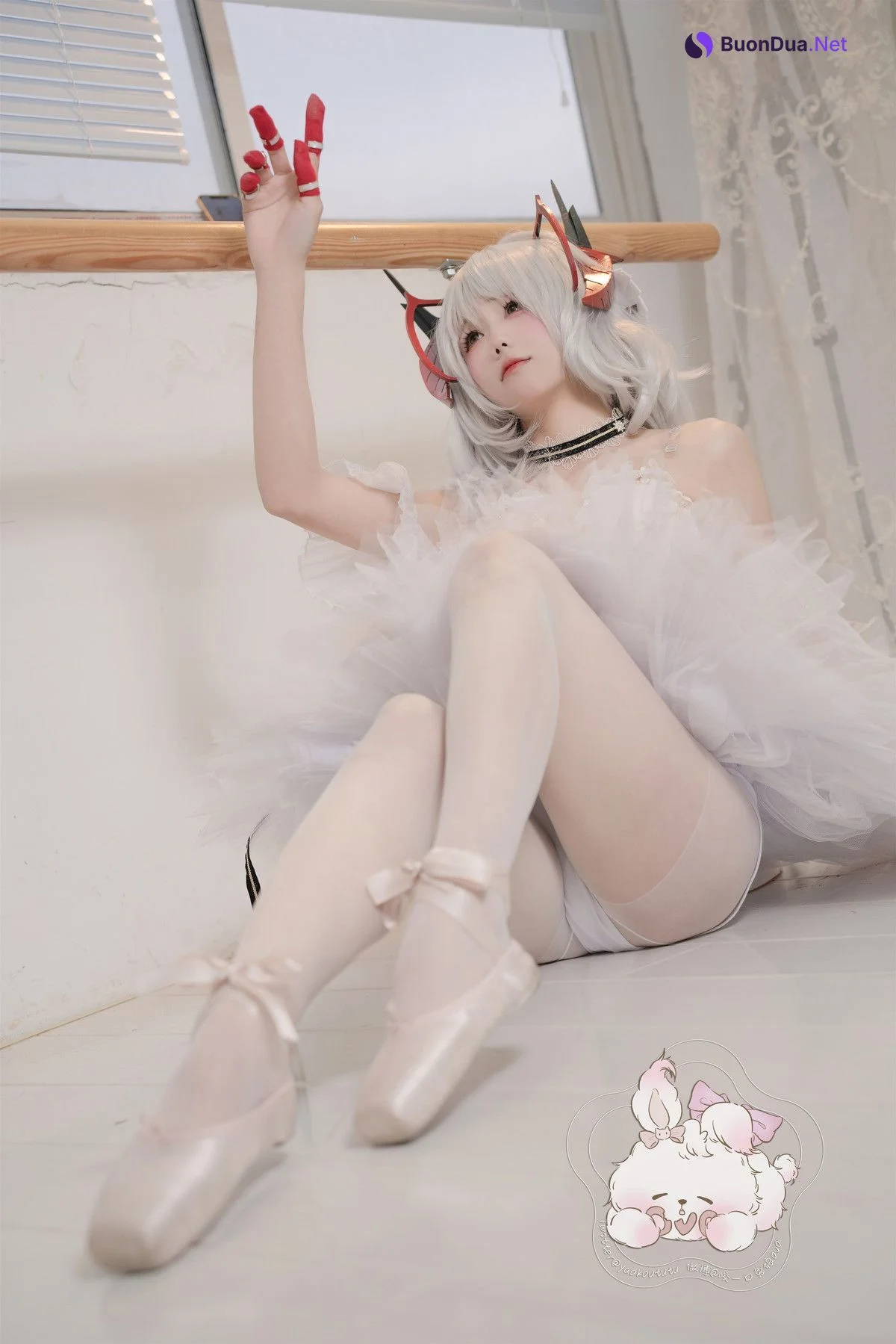 Cosplay 咬一口兔娘 天鹅之舞 - Photo 13