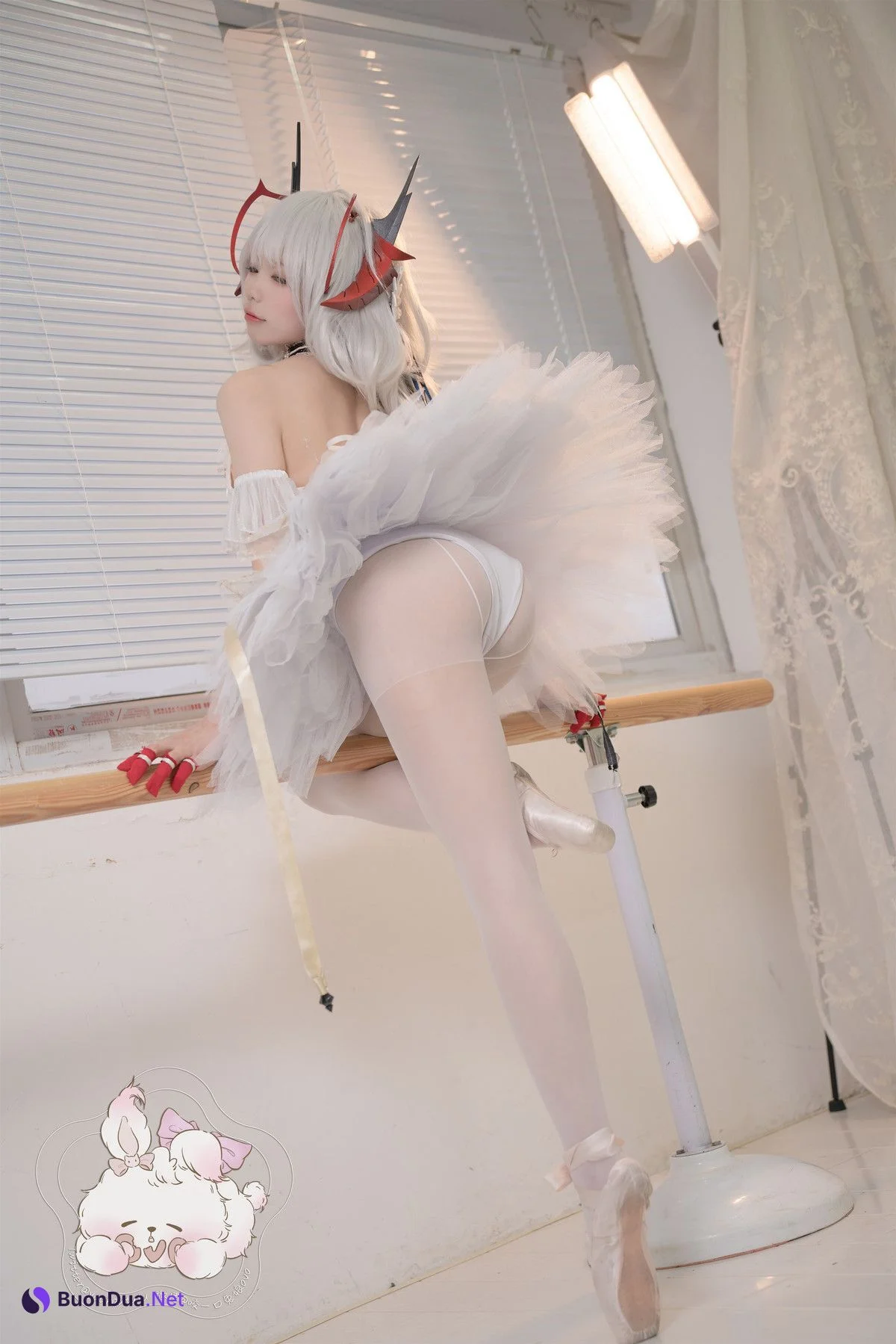 Cosplay 咬一口兔娘 天鹅之舞 - Photo 17