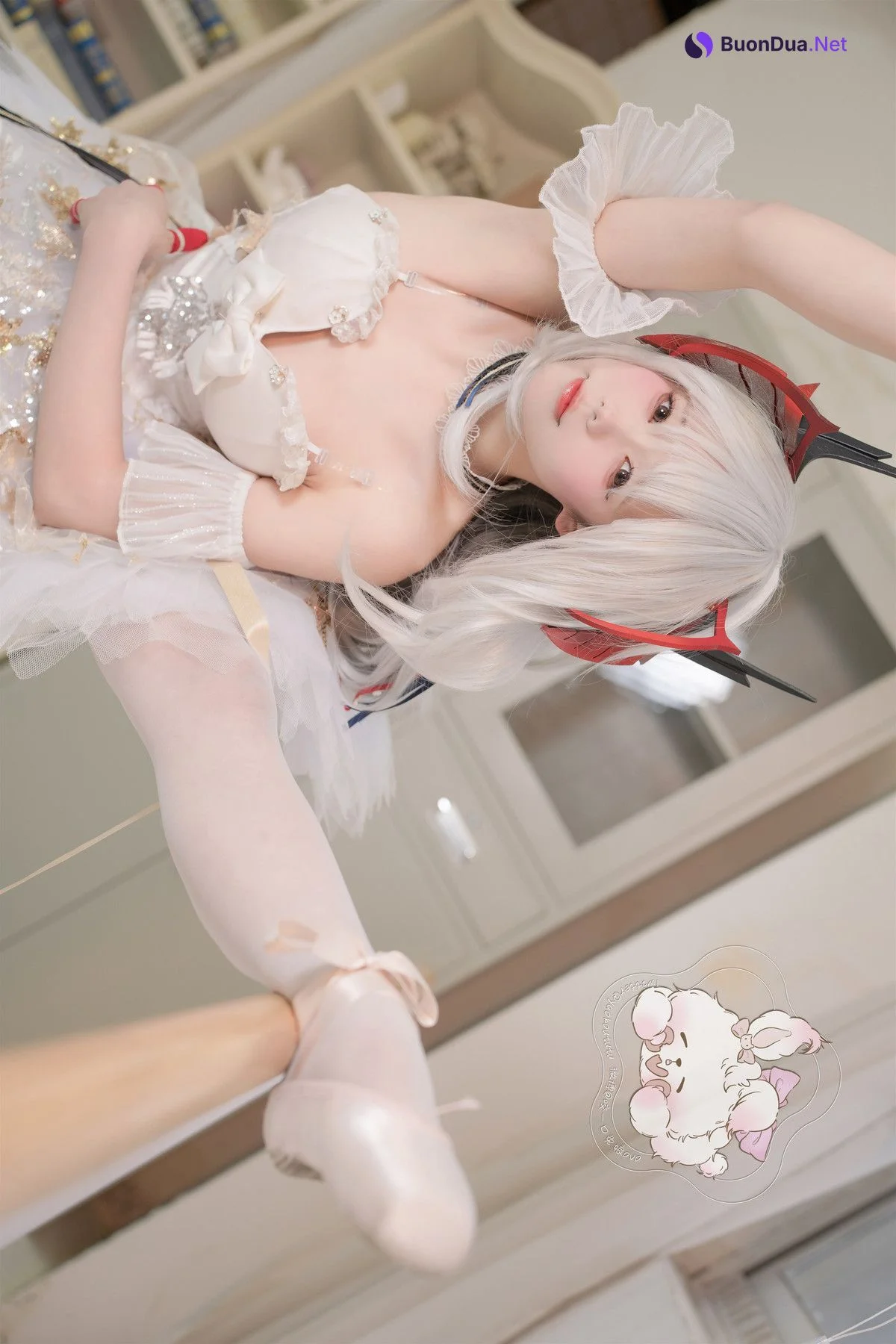 Cosplay 咬一口兔娘 天鹅之舞 - Photo 5
