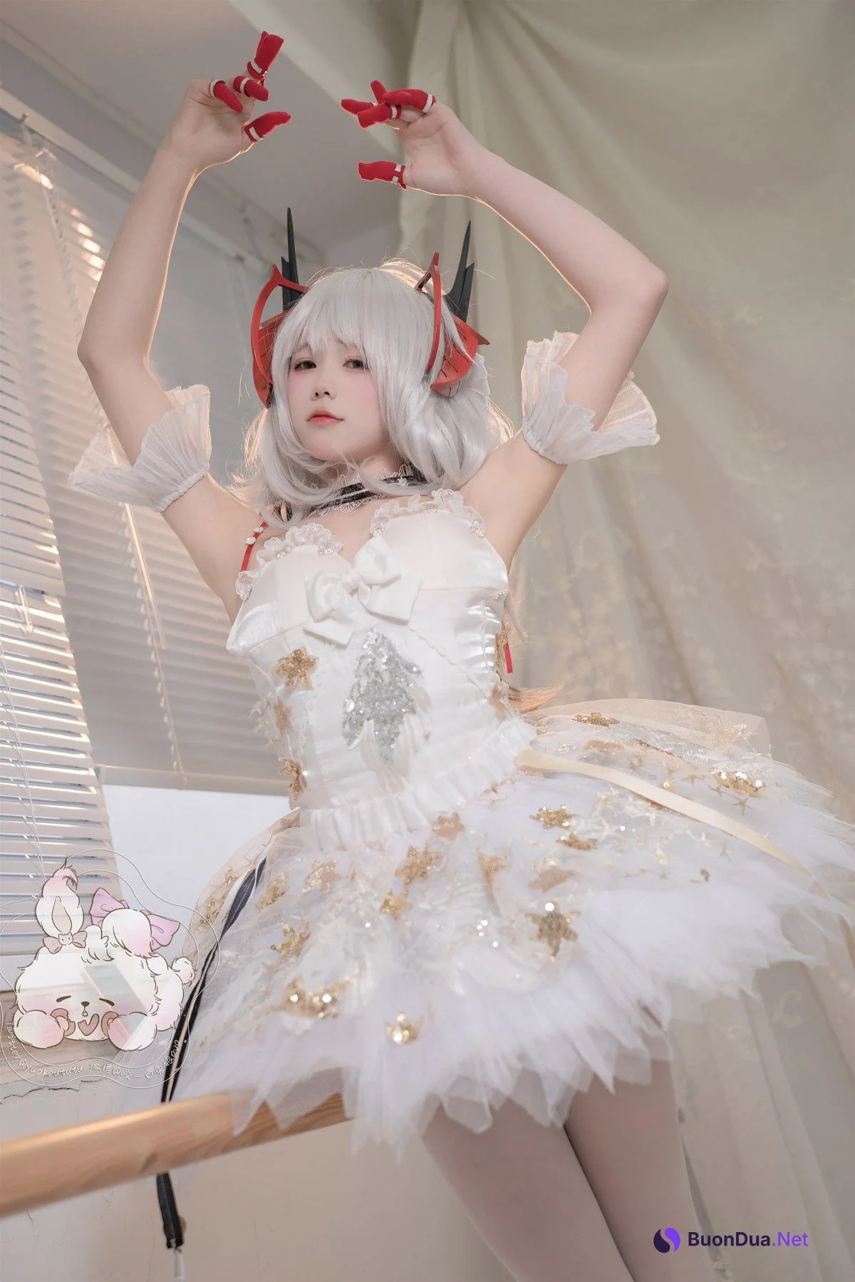 Cosplay 咬一口兔娘 天鹅之舞 - Photo 7
