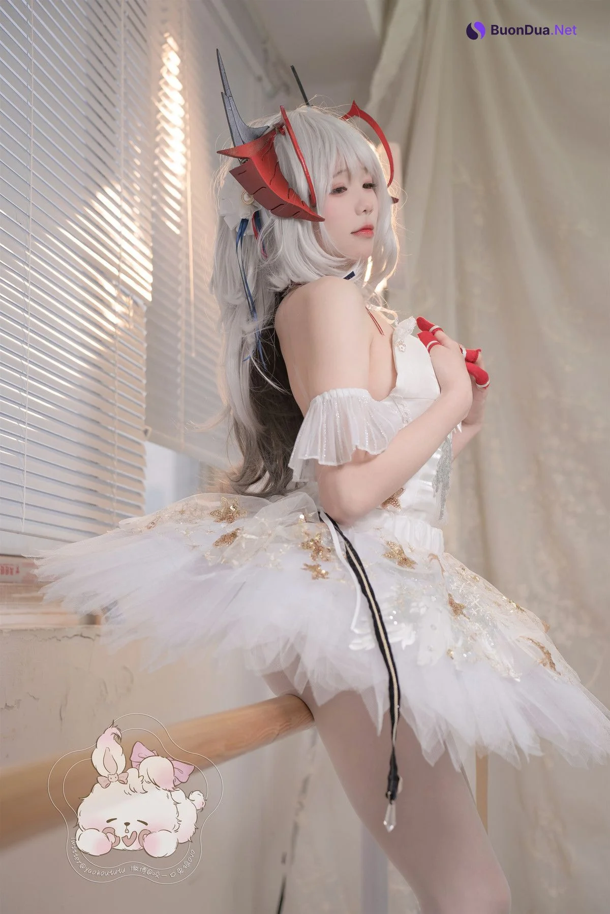 Cosplay 咬一口兔娘 天鹅之舞 - Photo 9