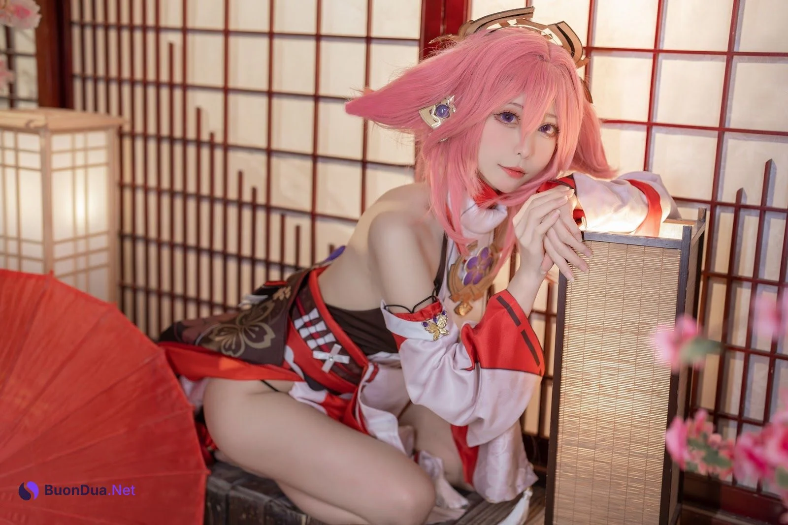 Cosplay 樱岛嗷一 八重神子 - Photo 18