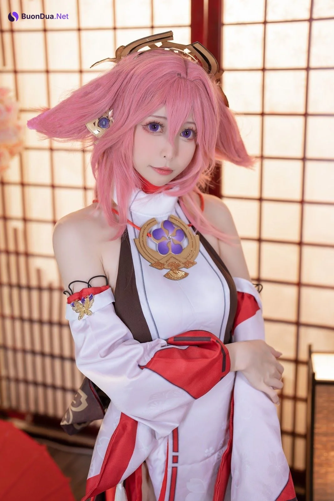 Cosplay 樱岛嗷一 八重神子 - Photo 19