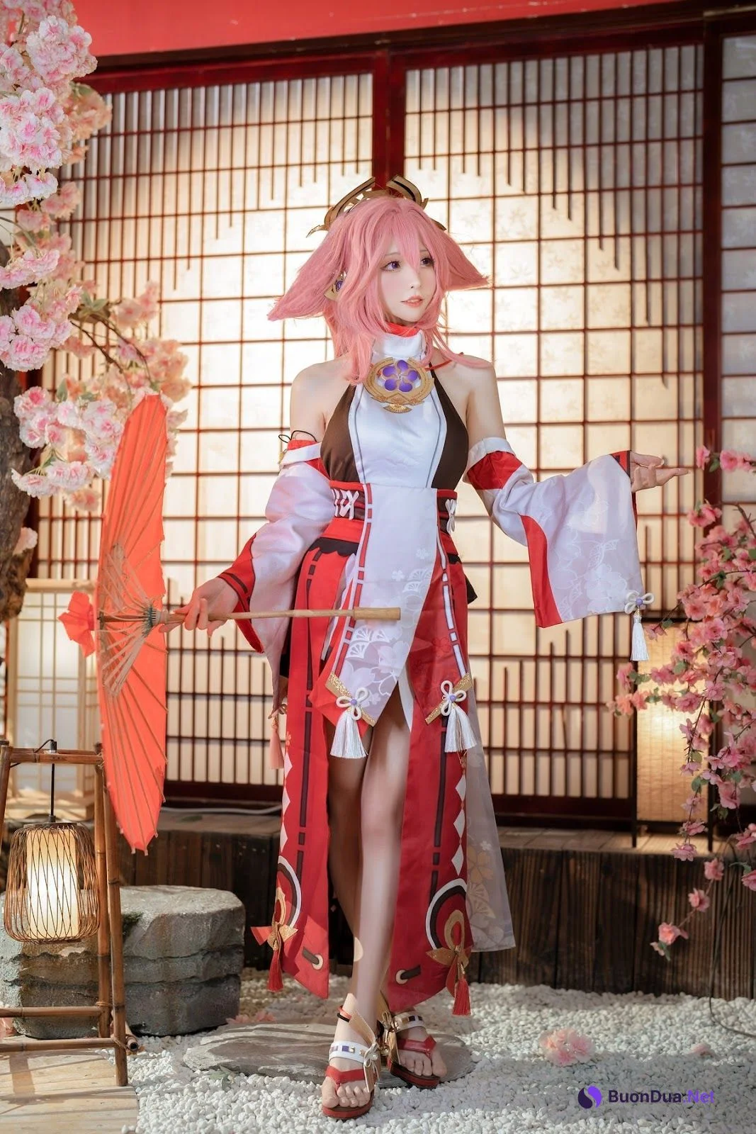 Cosplay 樱岛嗷一 八重神子 - Photo 2