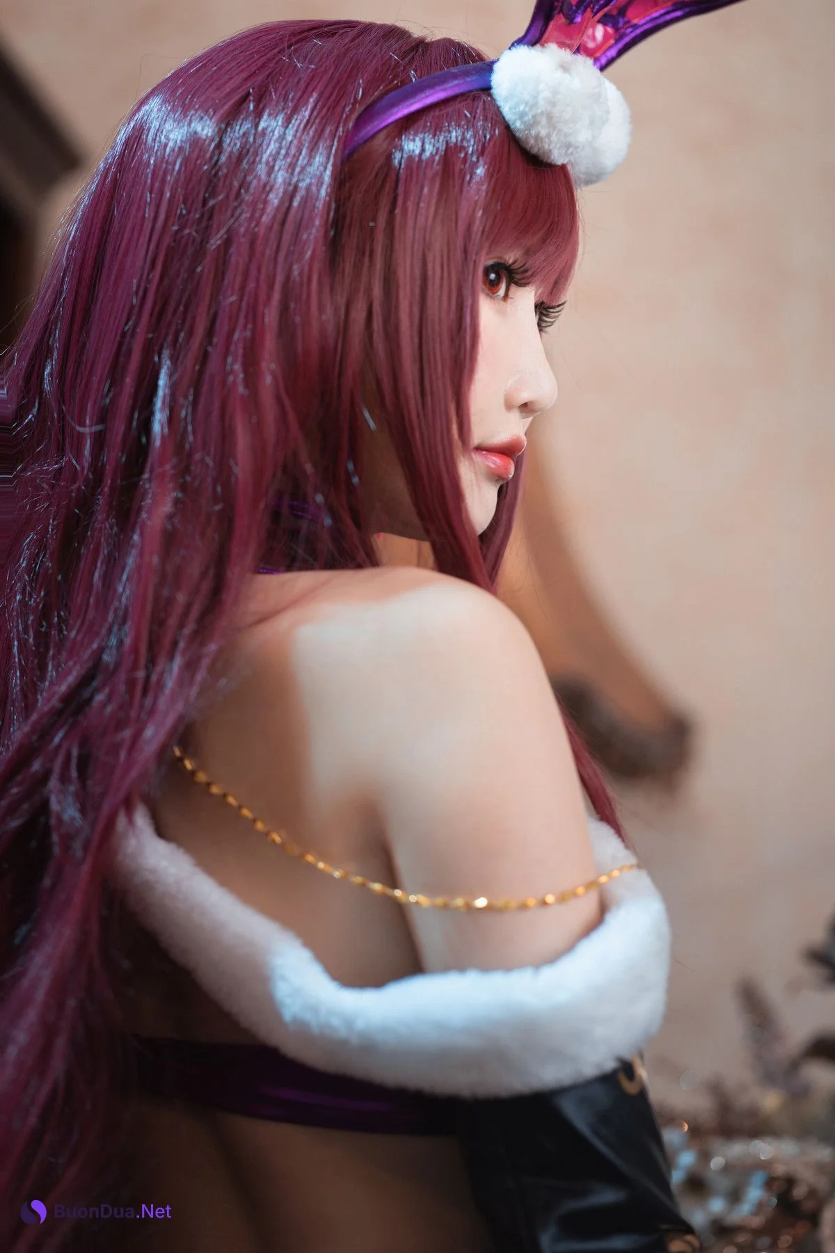 Cosplay 面饼仙儿 斯卡哈兔女郎 - Photo 14