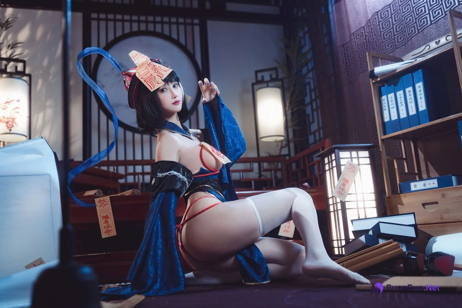 Cosplay 羽生三未 华甲欢庆僵尸三未全 - Photo 12