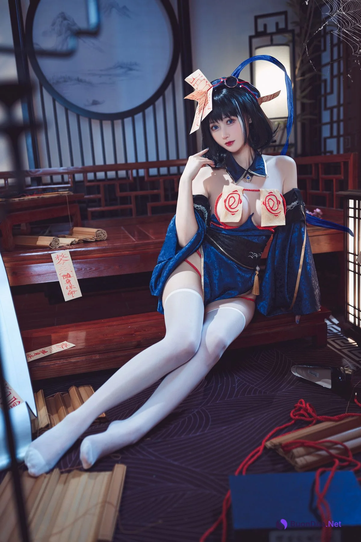 Cosplay 羽生三未 华甲欢庆僵尸三未全 - Photo 17