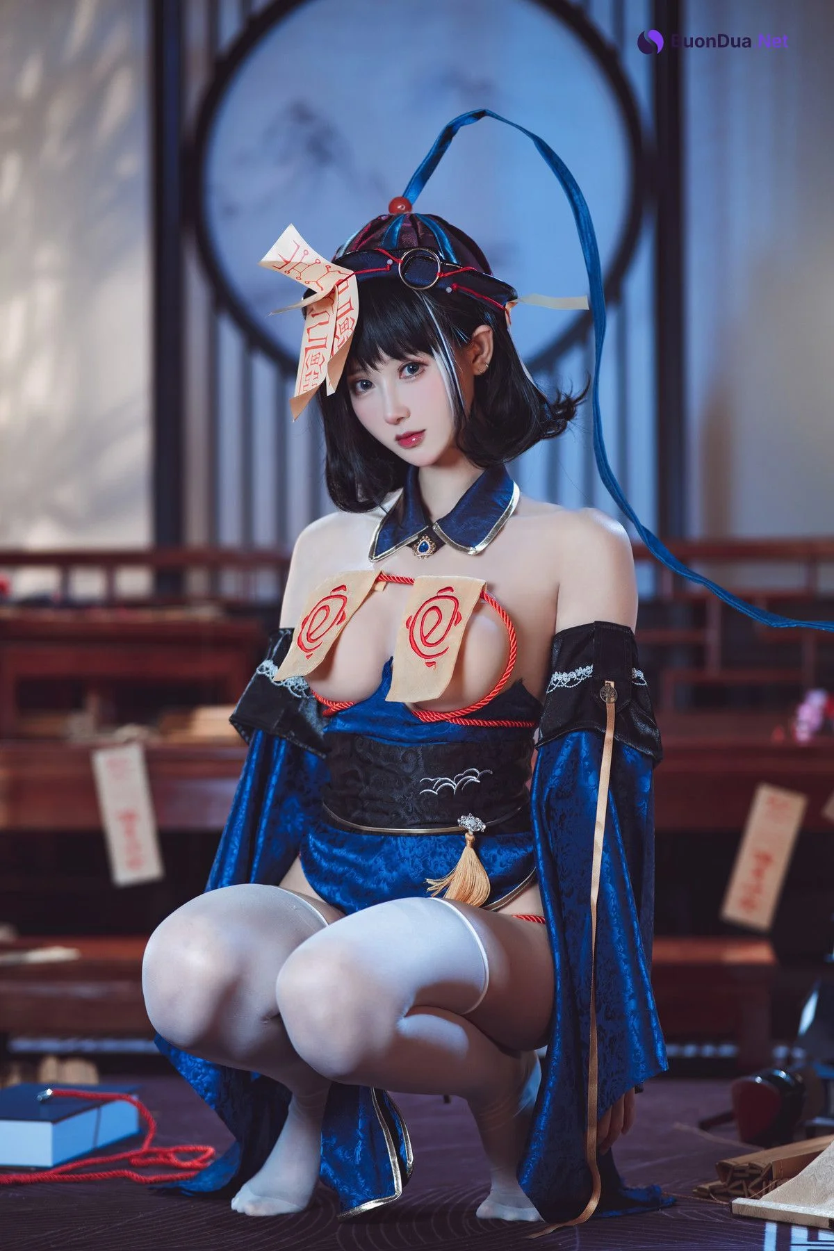 Cosplay 羽生三未 华甲欢庆僵尸三未全 - Photo 3