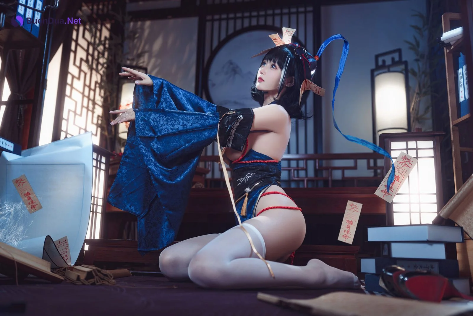 Cosplay 羽生三未 华甲欢庆僵尸三未全 - Photo 8