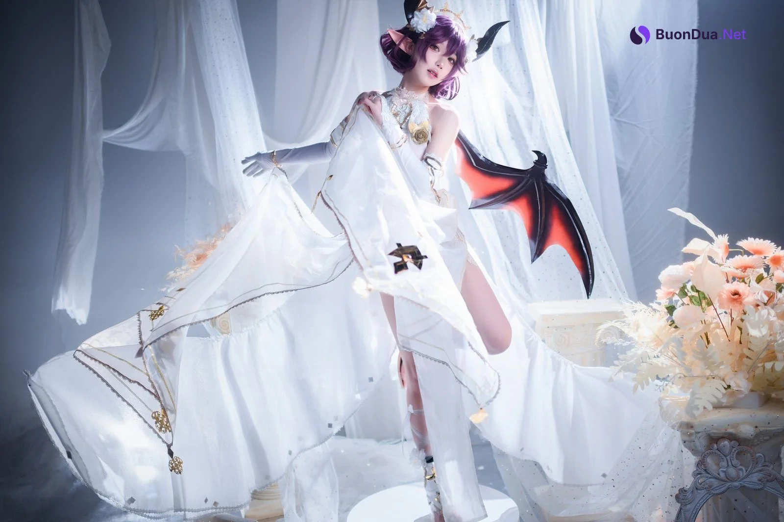 阿包也是兔娘 Cosplay 碧蓝幻想古蕾娅 龙娘 - Photo 10