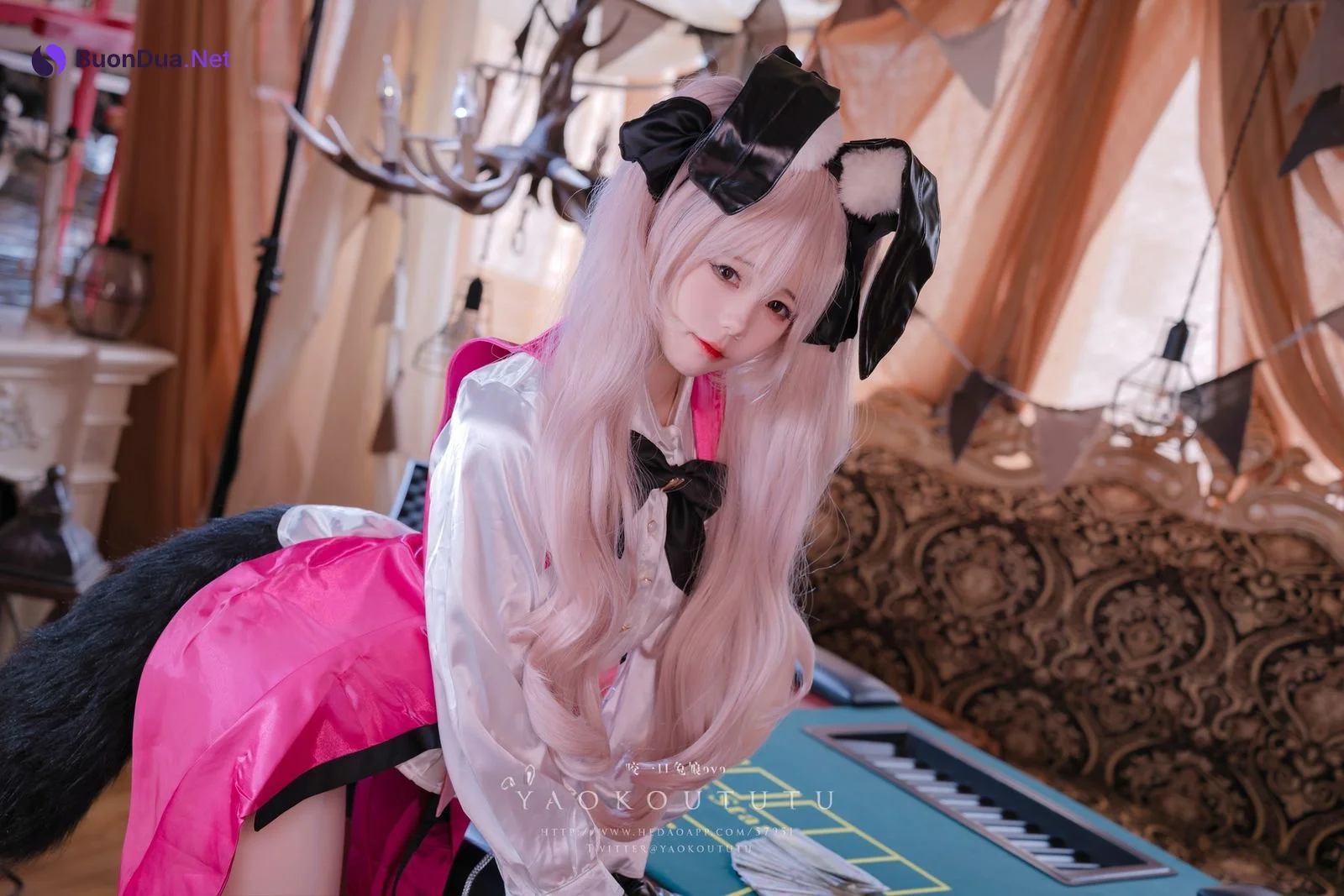Cosplay 黏黏团子兔 六月订阅『高扬斯卡娅兔女郎』小剧场 - Photo 5