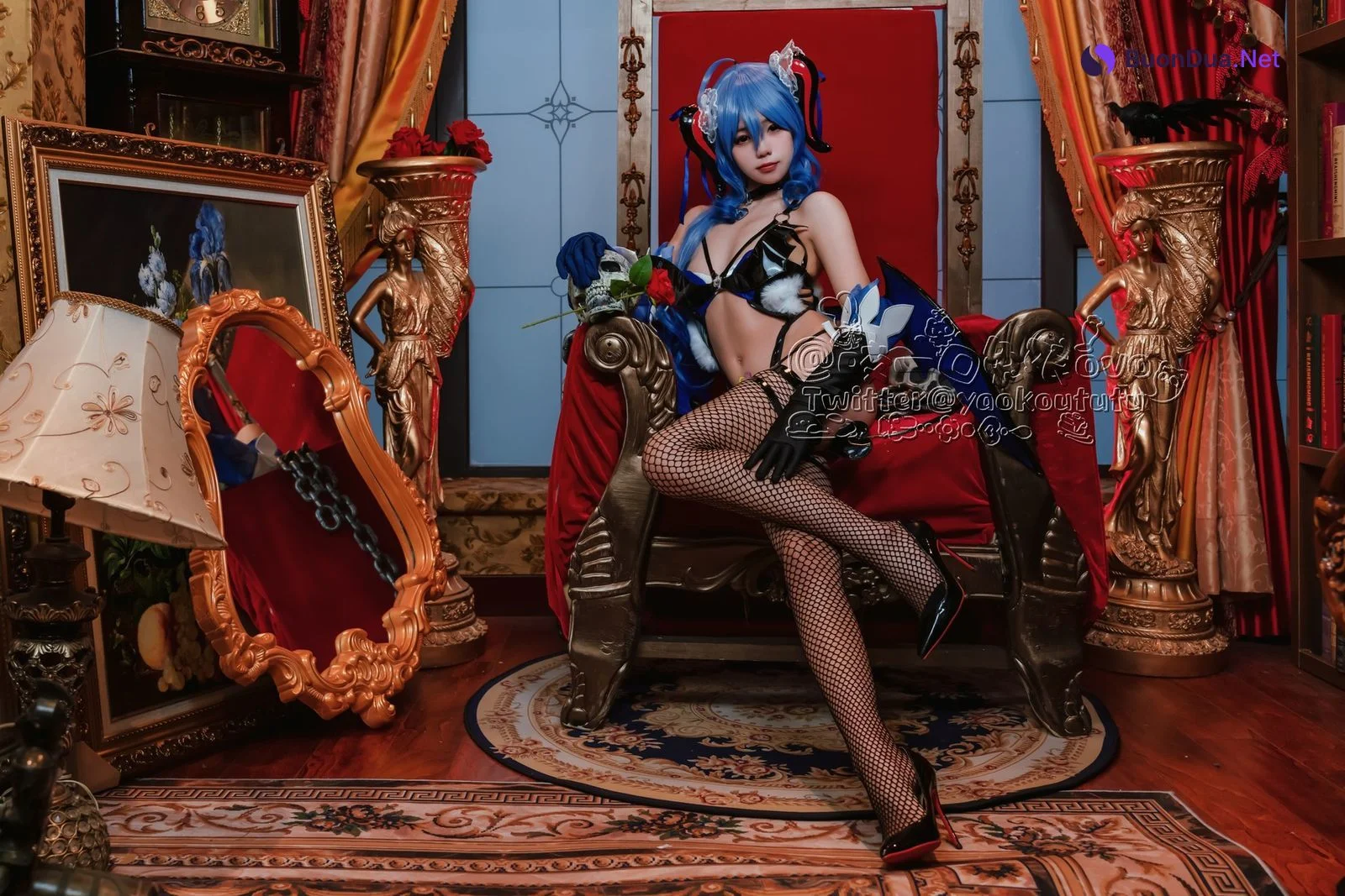 Cosplay 黏黏团子兔 甘雨魅魔 - Photo 11