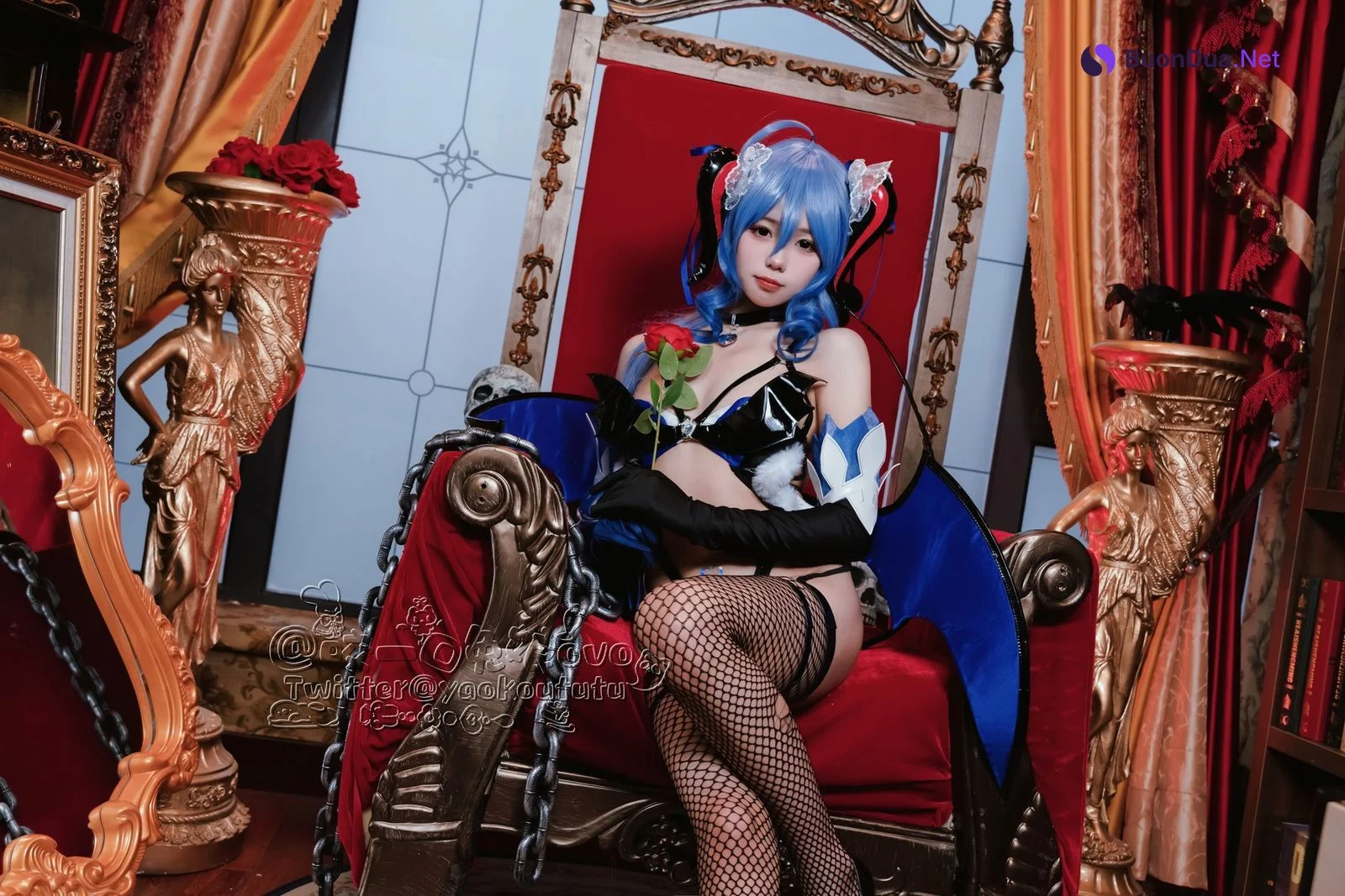 Cosplay 黏黏团子兔 甘雨魅魔 - Photo 2