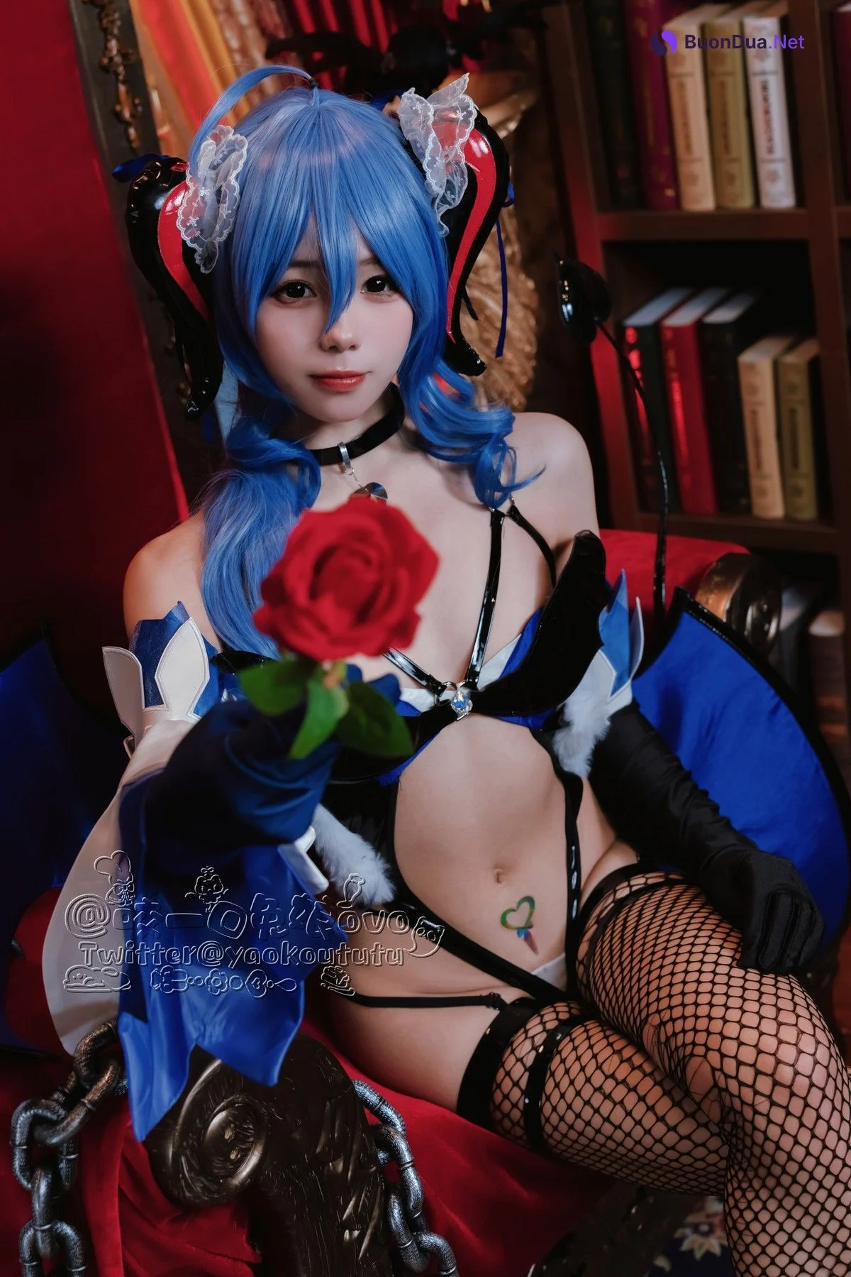 Cosplay 黏黏团子兔 甘雨魅魔 - Photo 3