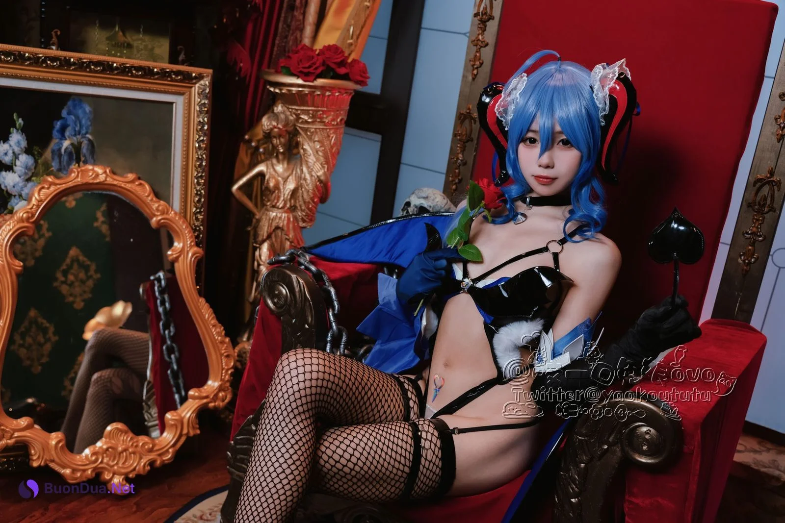 Cosplay 黏黏团子兔 甘雨魅魔 - Photo 4