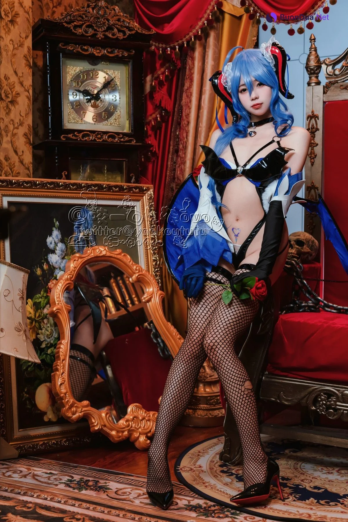 Cosplay 黏黏团子兔 甘雨魅魔 - Photo 5