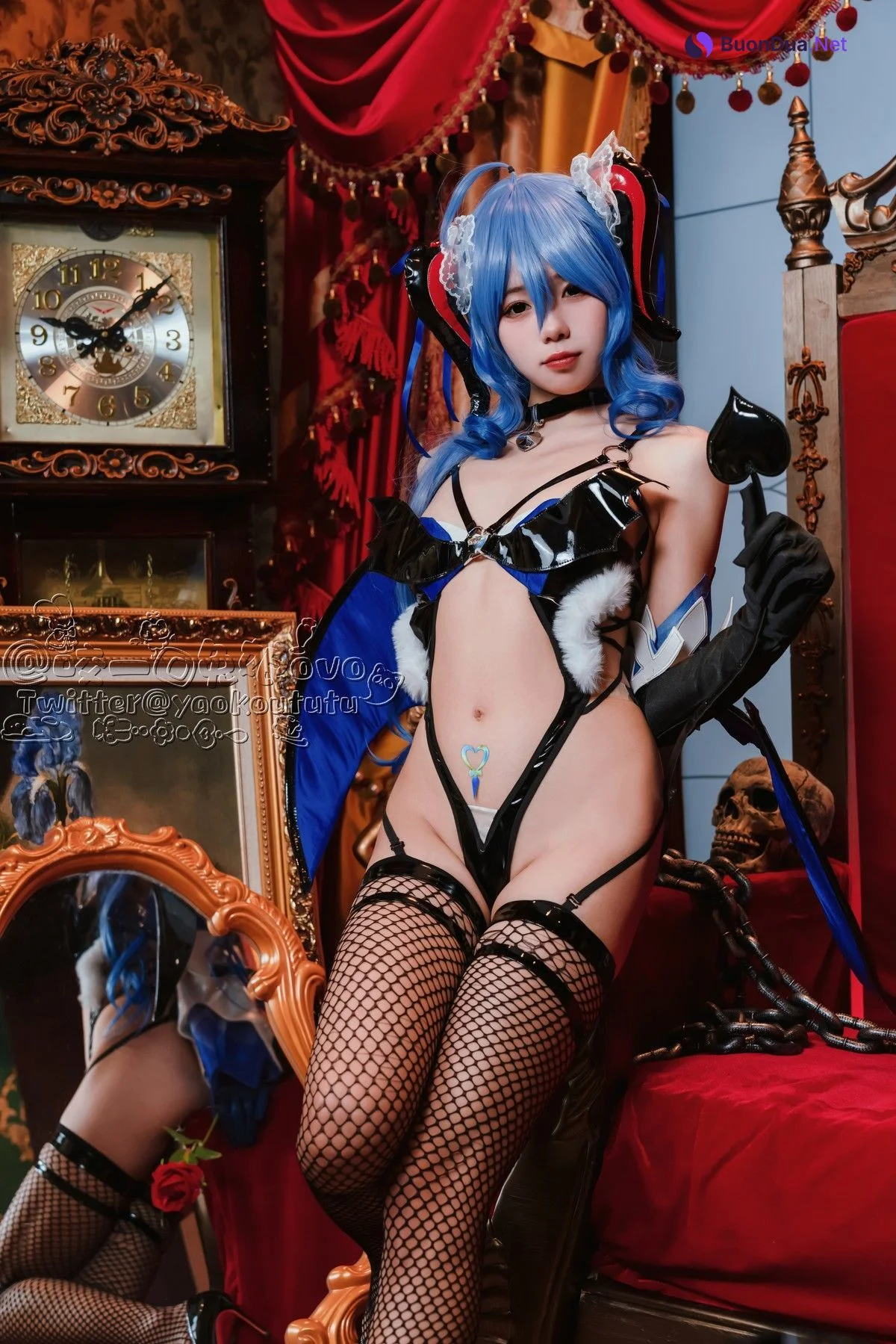Cosplay 黏黏团子兔 甘雨魅魔 - Photo 6