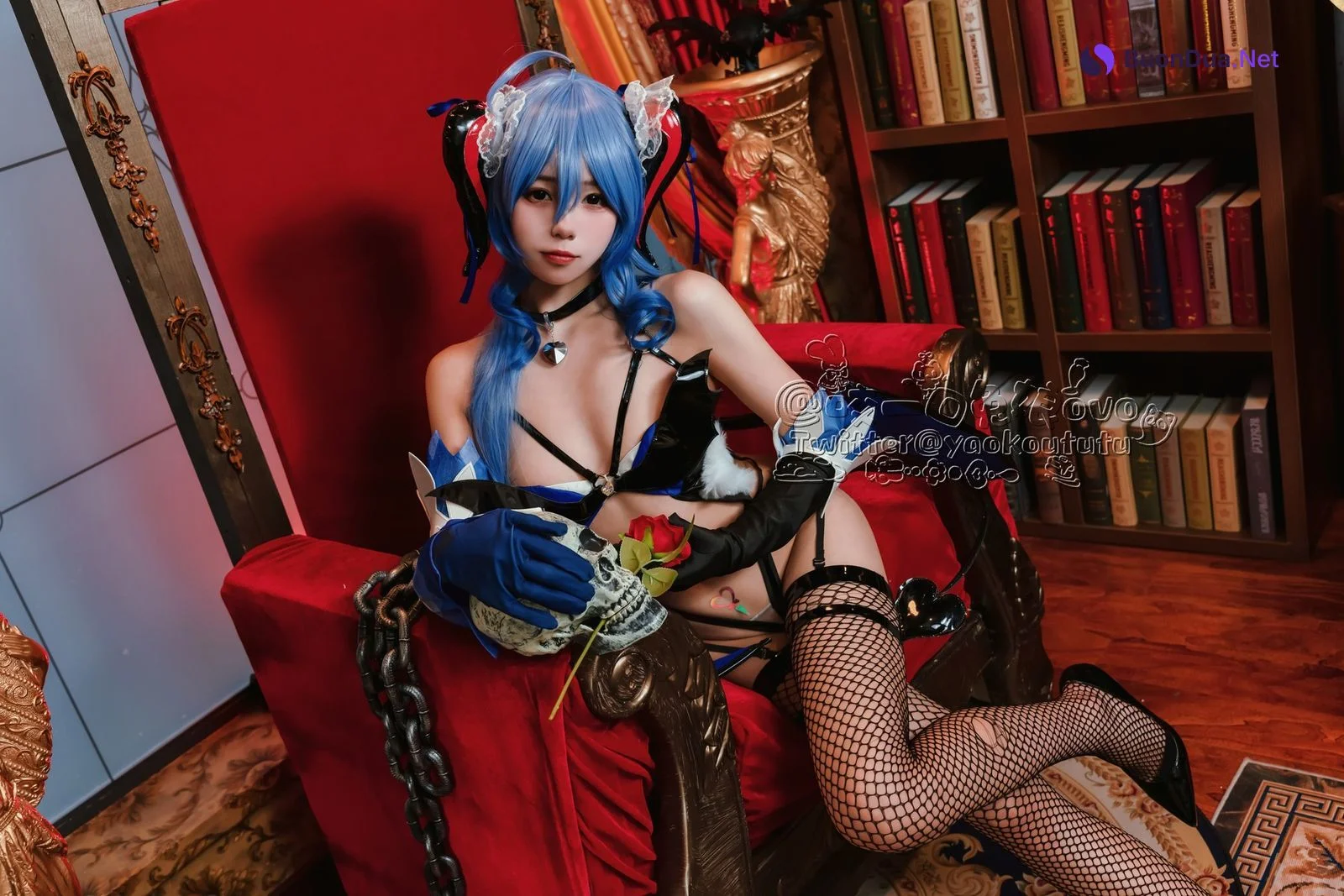 Cosplay 黏黏团子兔 甘雨魅魔 - Photo 9