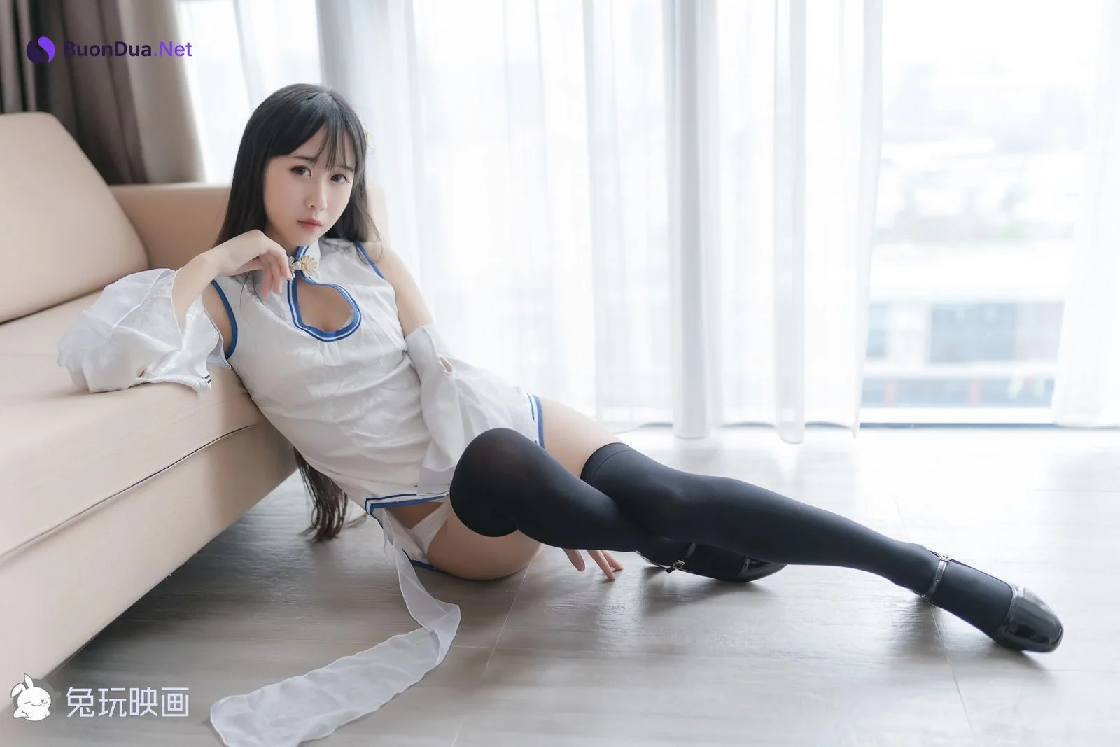 Cosplay 兔玩映画 白色旗袍 - Photo 7