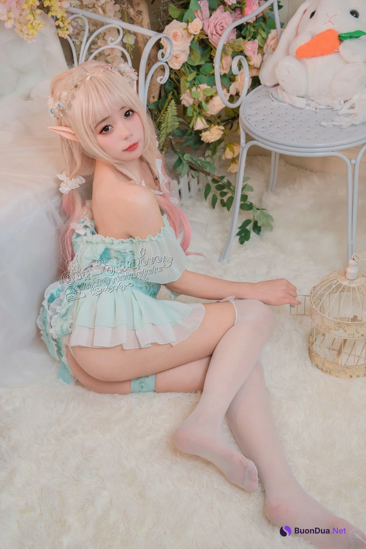 Cosplay 黏黏团子兔 豌豆公主的秘密花房 - Photo 10