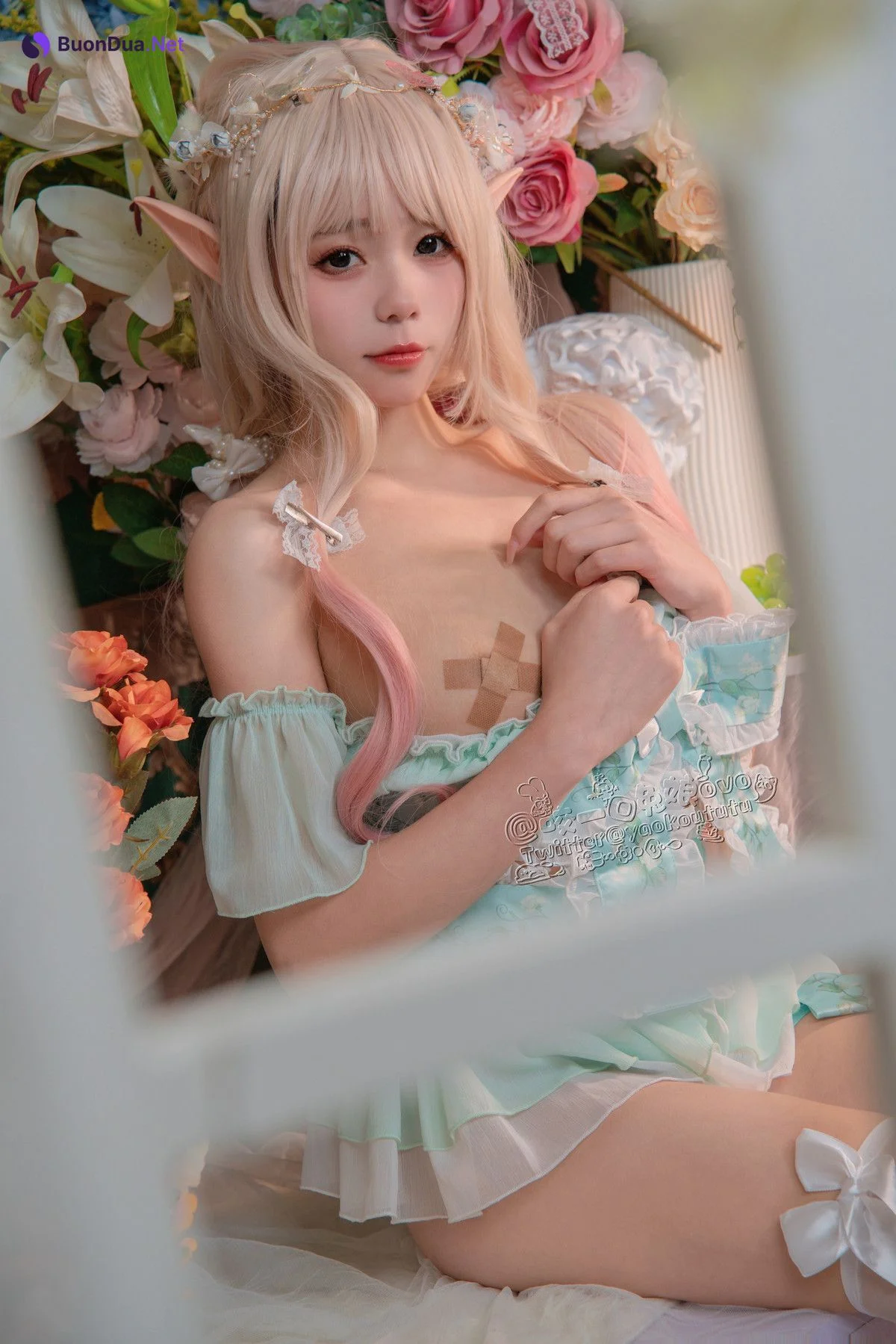 Cosplay 黏黏团子兔 豌豆公主的秘密花房 - Photo 15