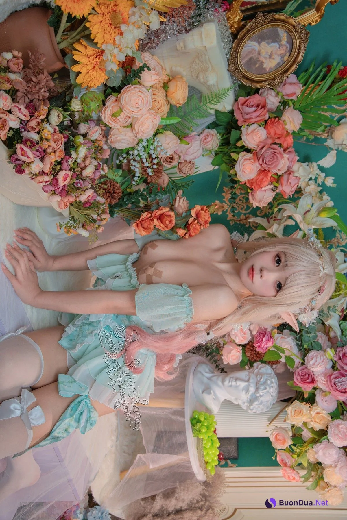 Cosplay 黏黏团子兔 豌豆公主的秘密花房 - Photo 17