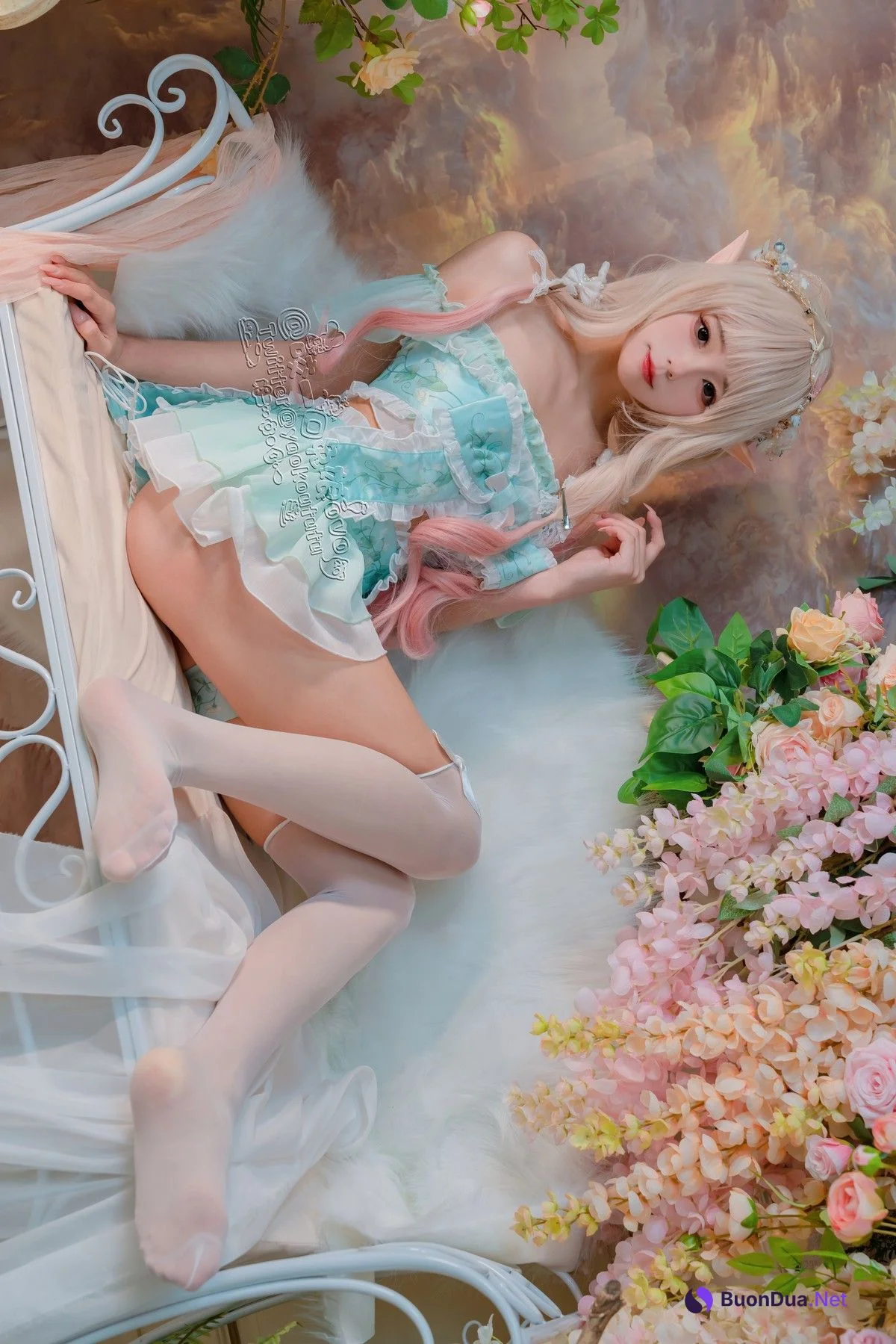 Cosplay 黏黏团子兔 豌豆公主的秘密花房 - Photo 2