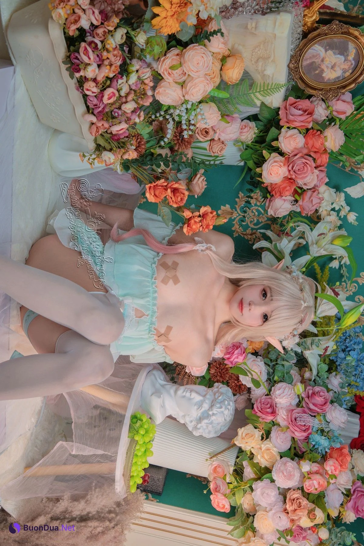 Cosplay 黏黏团子兔 豌豆公主的秘密花房 - Photo 20