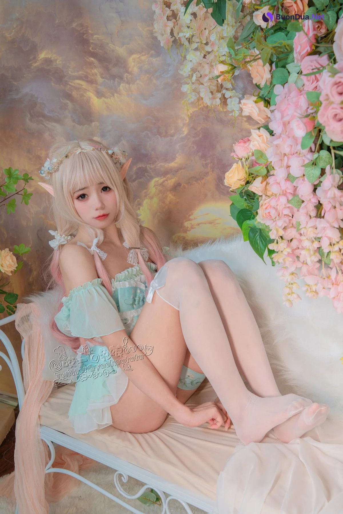 Cosplay 黏黏团子兔 豌豆公主的秘密花房 - Photo 3
