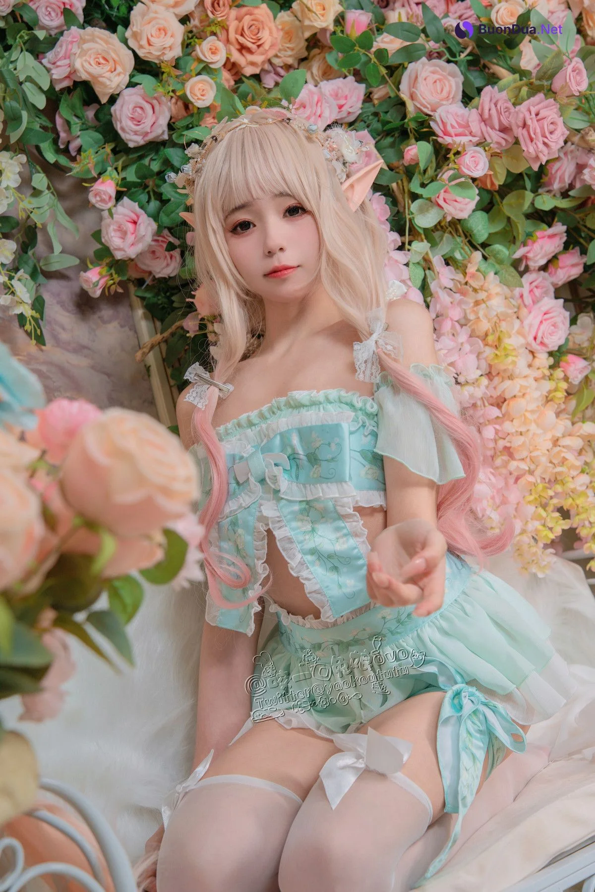 Cosplay 黏黏团子兔 豌豆公主的秘密花房 - Photo 7