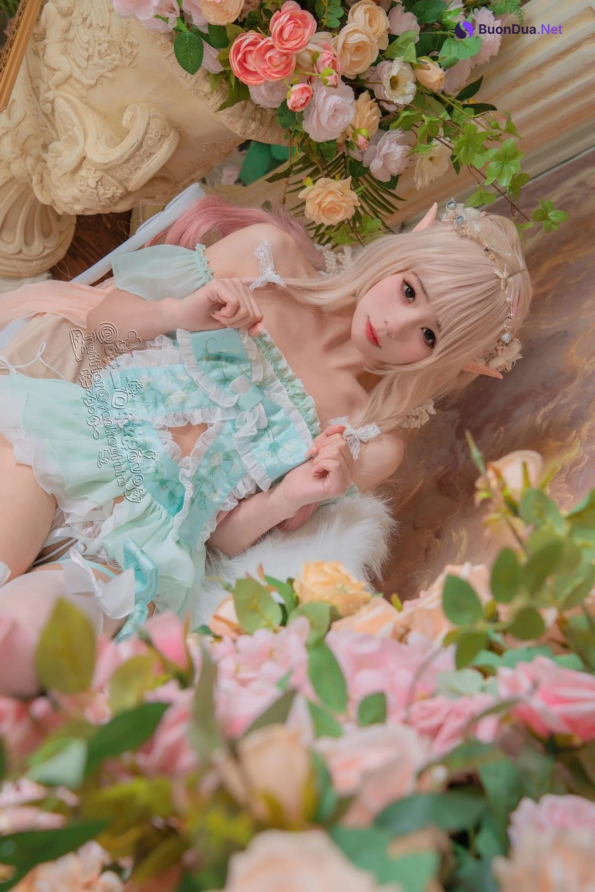 Cosplay 黏黏团子兔 豌豆公主的秘密花房 - Photo 8