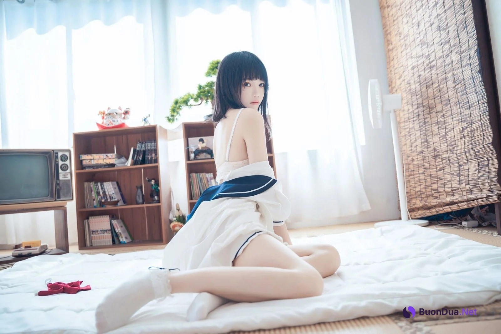 Cosplay 桜桃喵 盛夏制服 - Photo 17