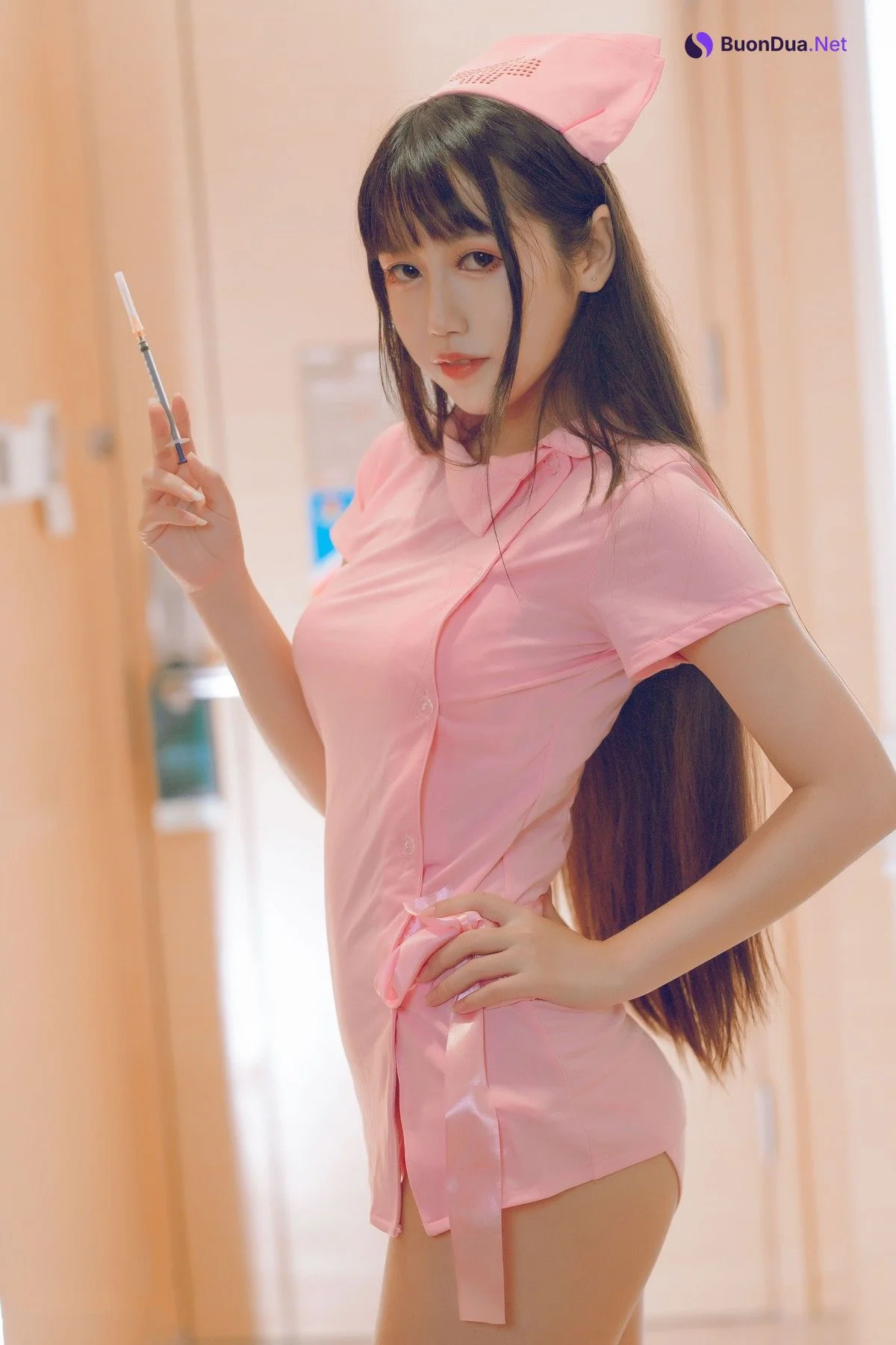 Cosplay 不呆猫 粉红护士 - Photo 9